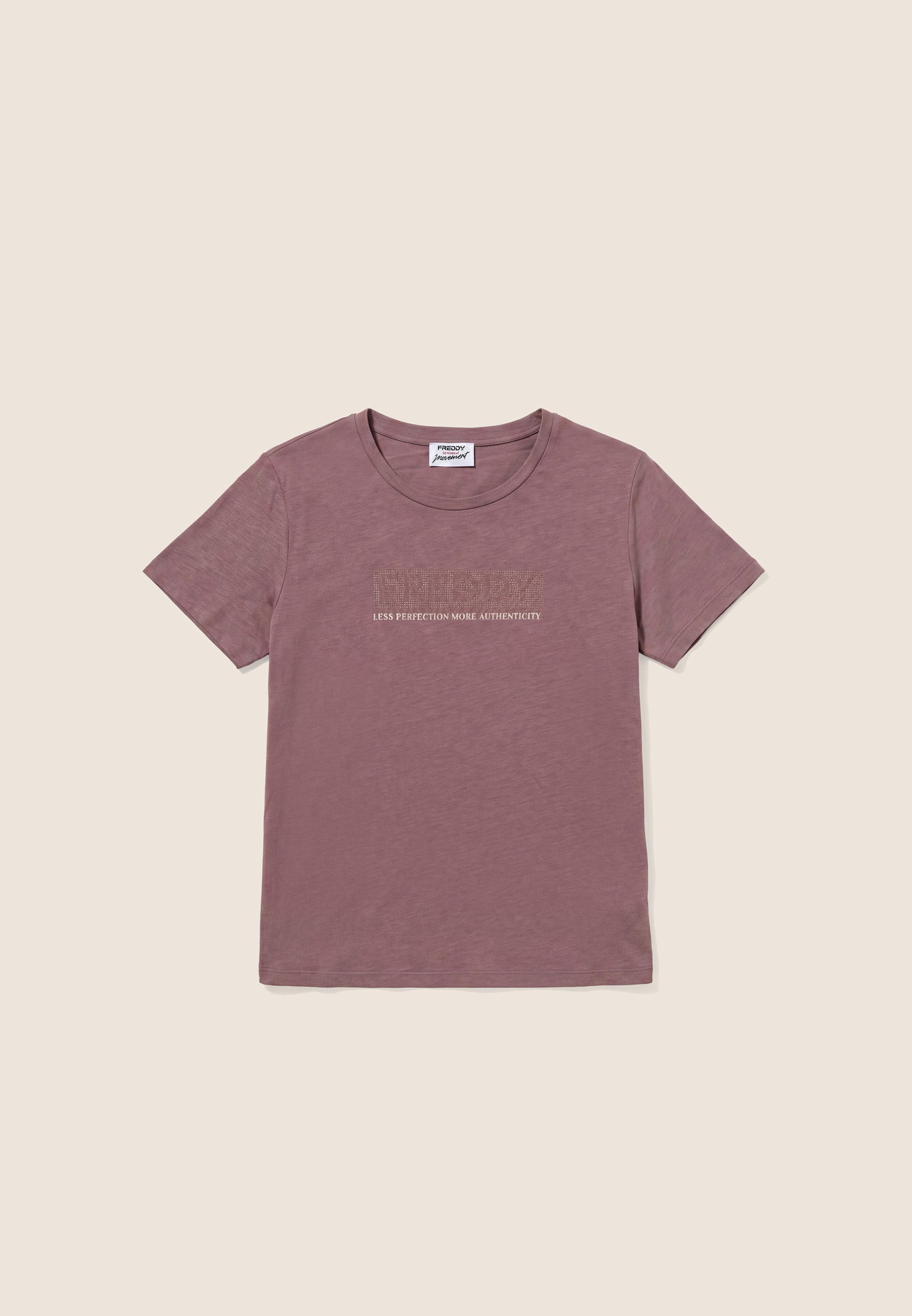 freddy-t-shirt-regular-femme-logo-clous-dor-s image 1