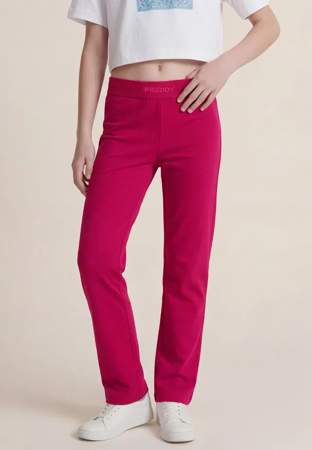 freddy-leggings-flare-fille-logo-brod-jersey-taille-regular image 1