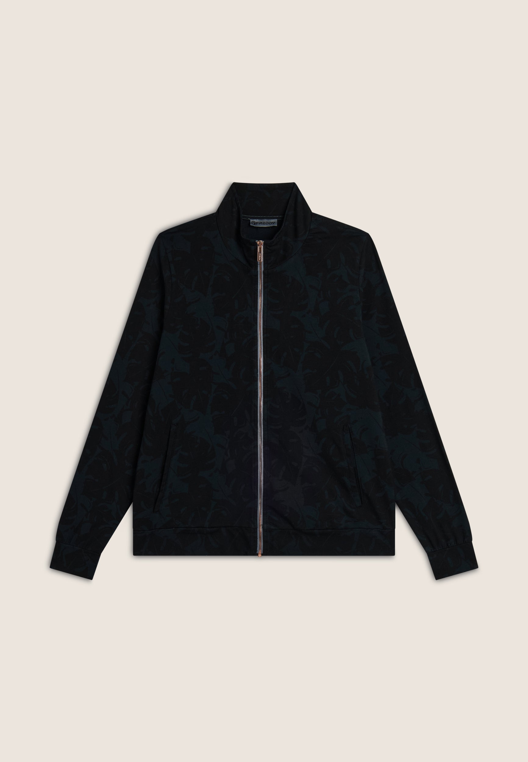 freddy-felpa-femme-zip-col-haut-100-coton-regular image 1