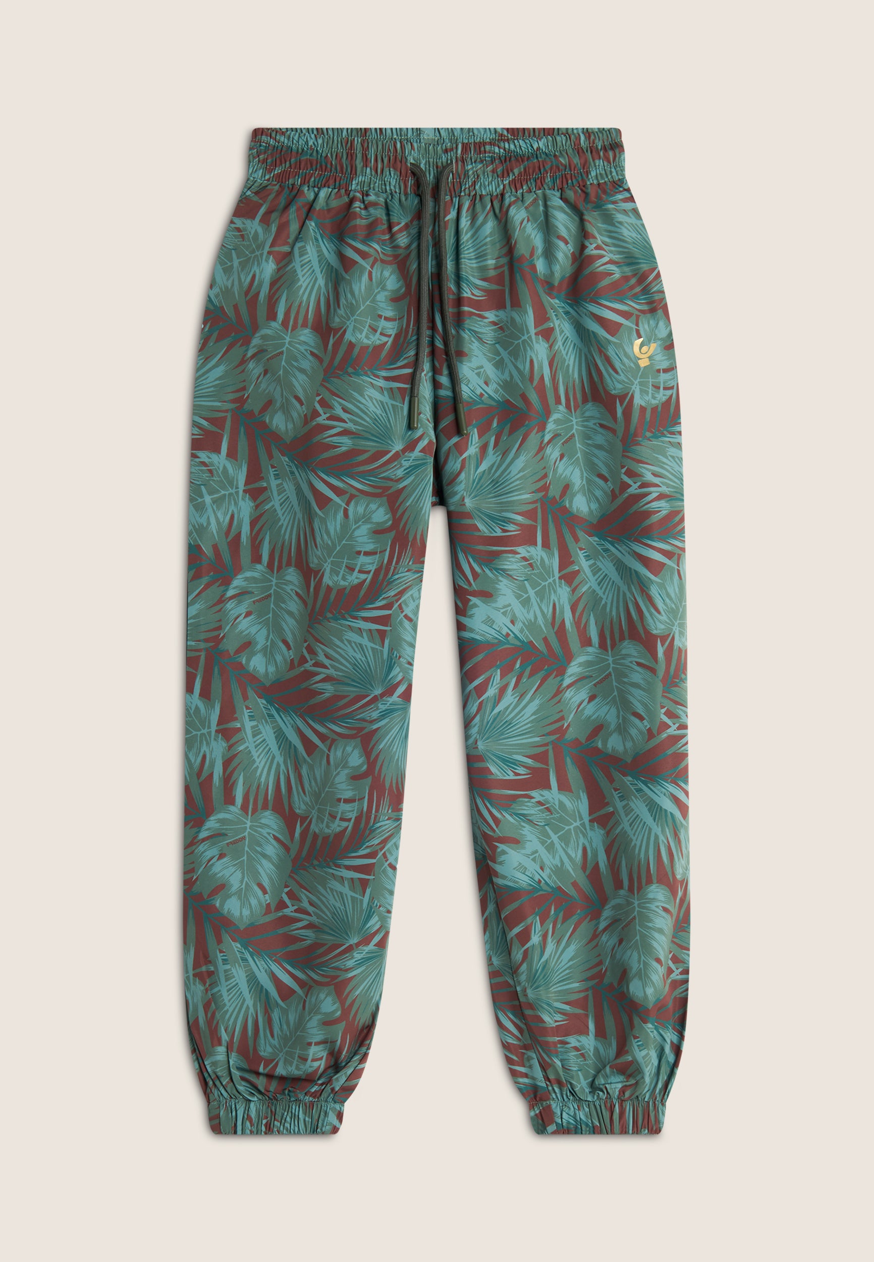 freddy-pantalon-enfant-fille-polyester-motif-tropical-fit-comfort image 1