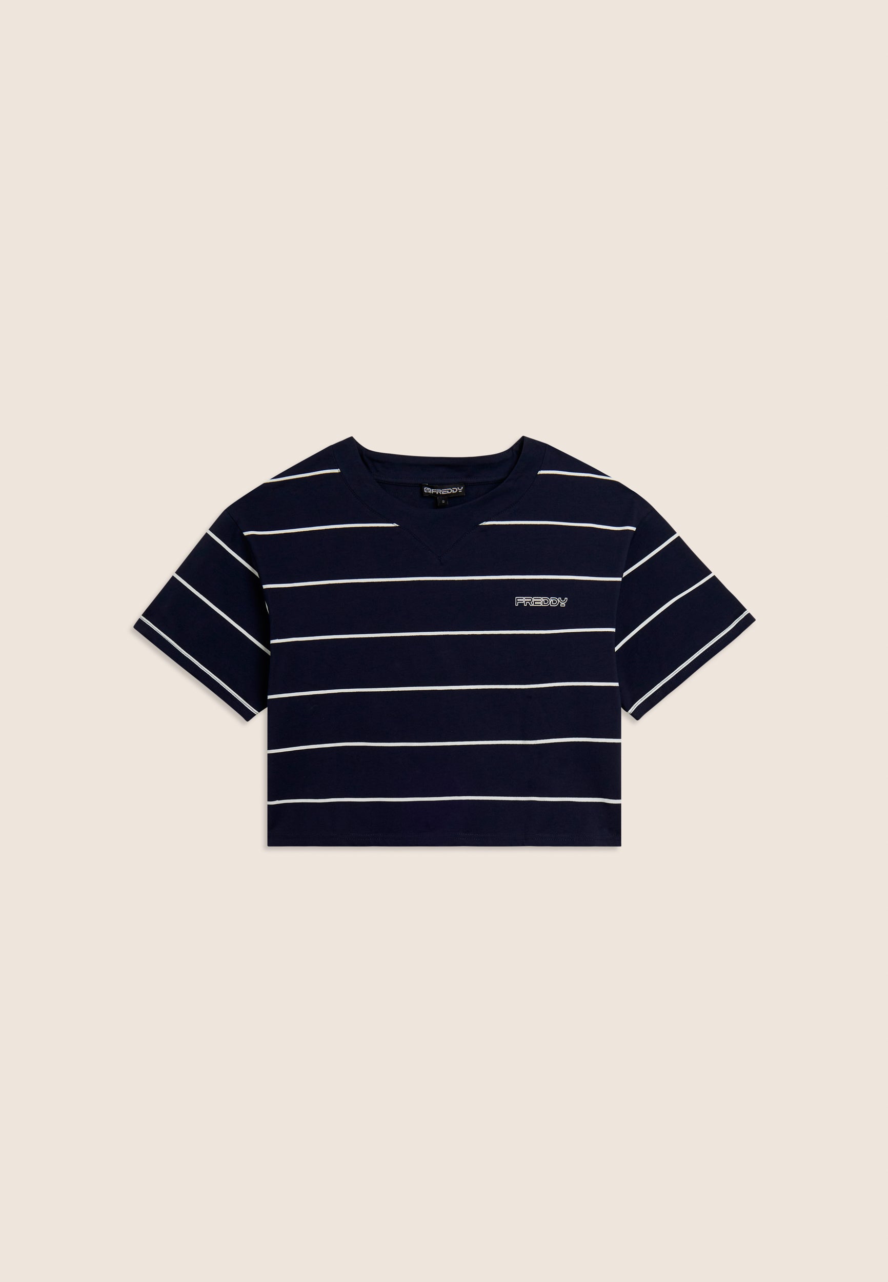 freddy-t-shirt-femme-cropped-ray-manches-chauve-souris-coton image 5
