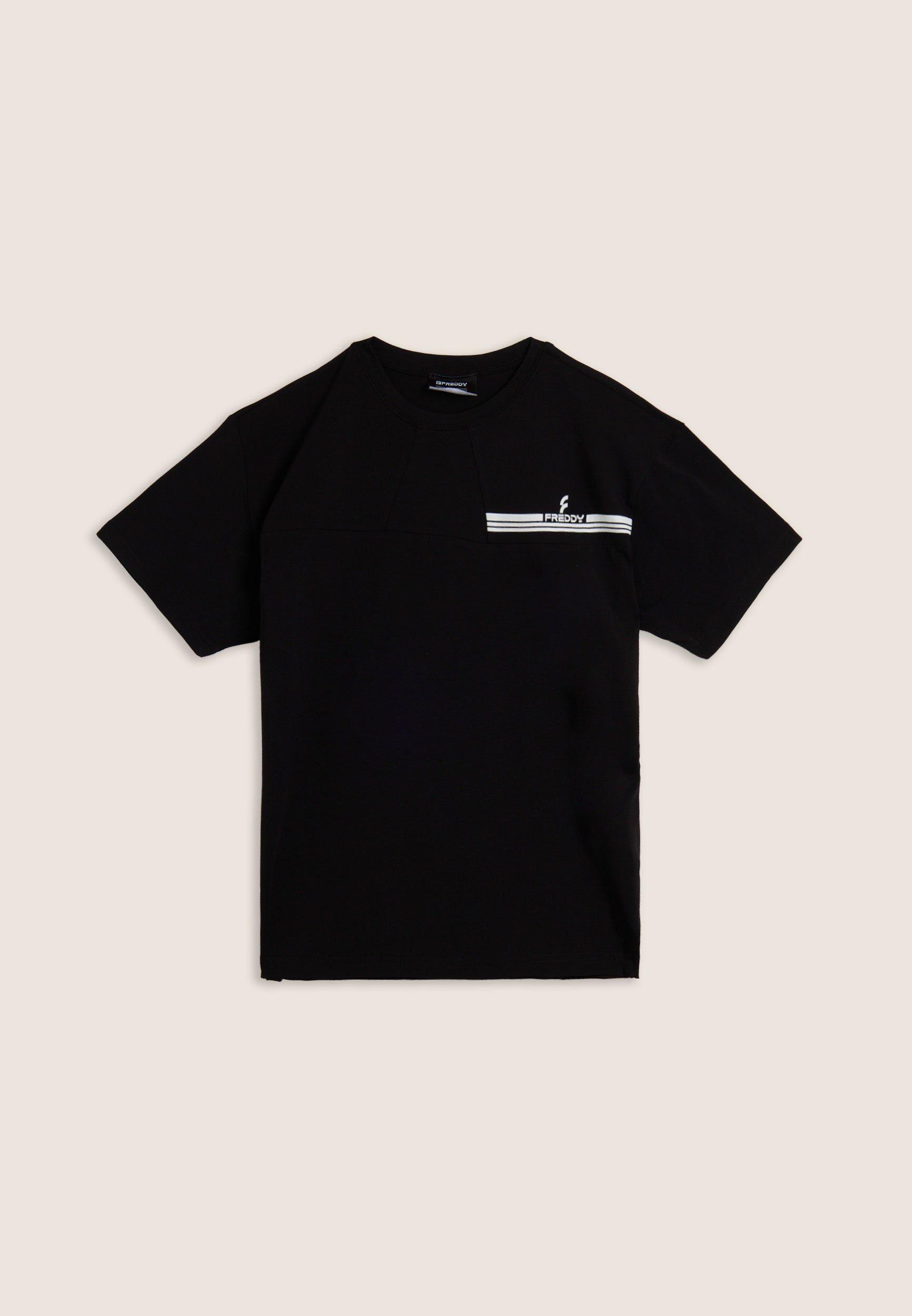 freddy-t-shirt-coutures-blocs-et-insert-contrast image 1