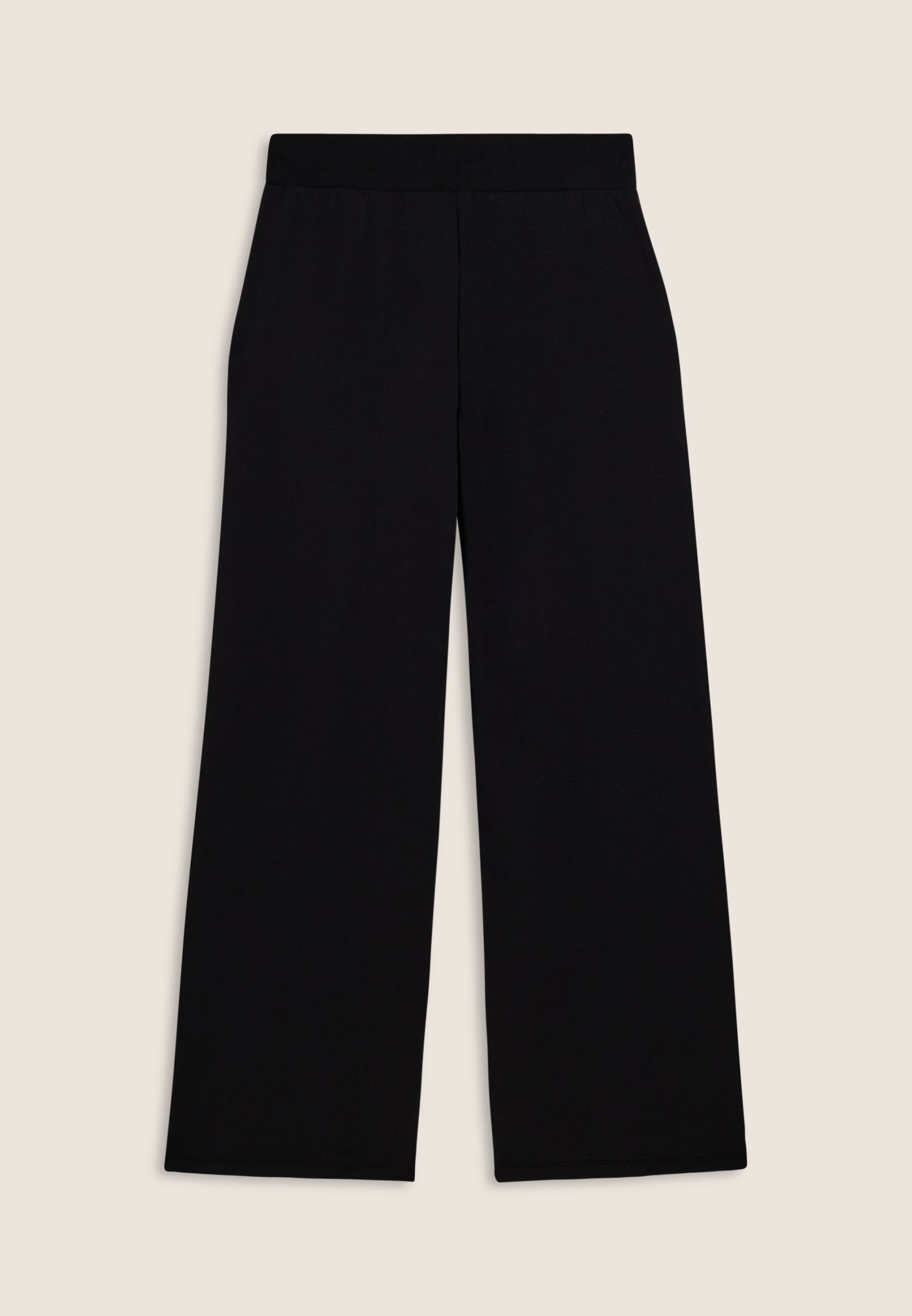 freddy-pantalon-wide-leg-femme-molleton-logo-strass-bicolore image 6