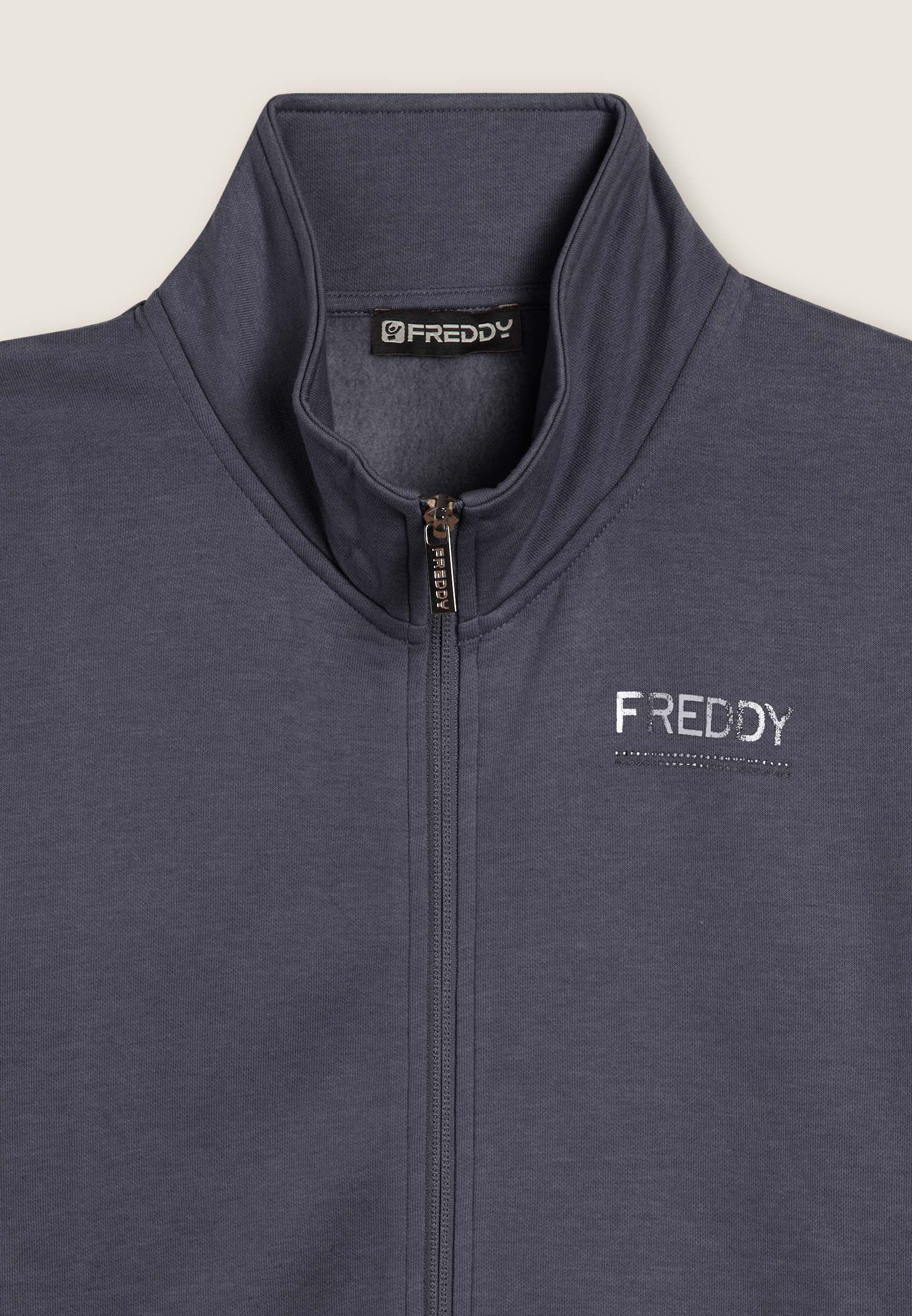 freddy-ensemble-tuta-regular-fit-col-haut-strass-full-zip image 3