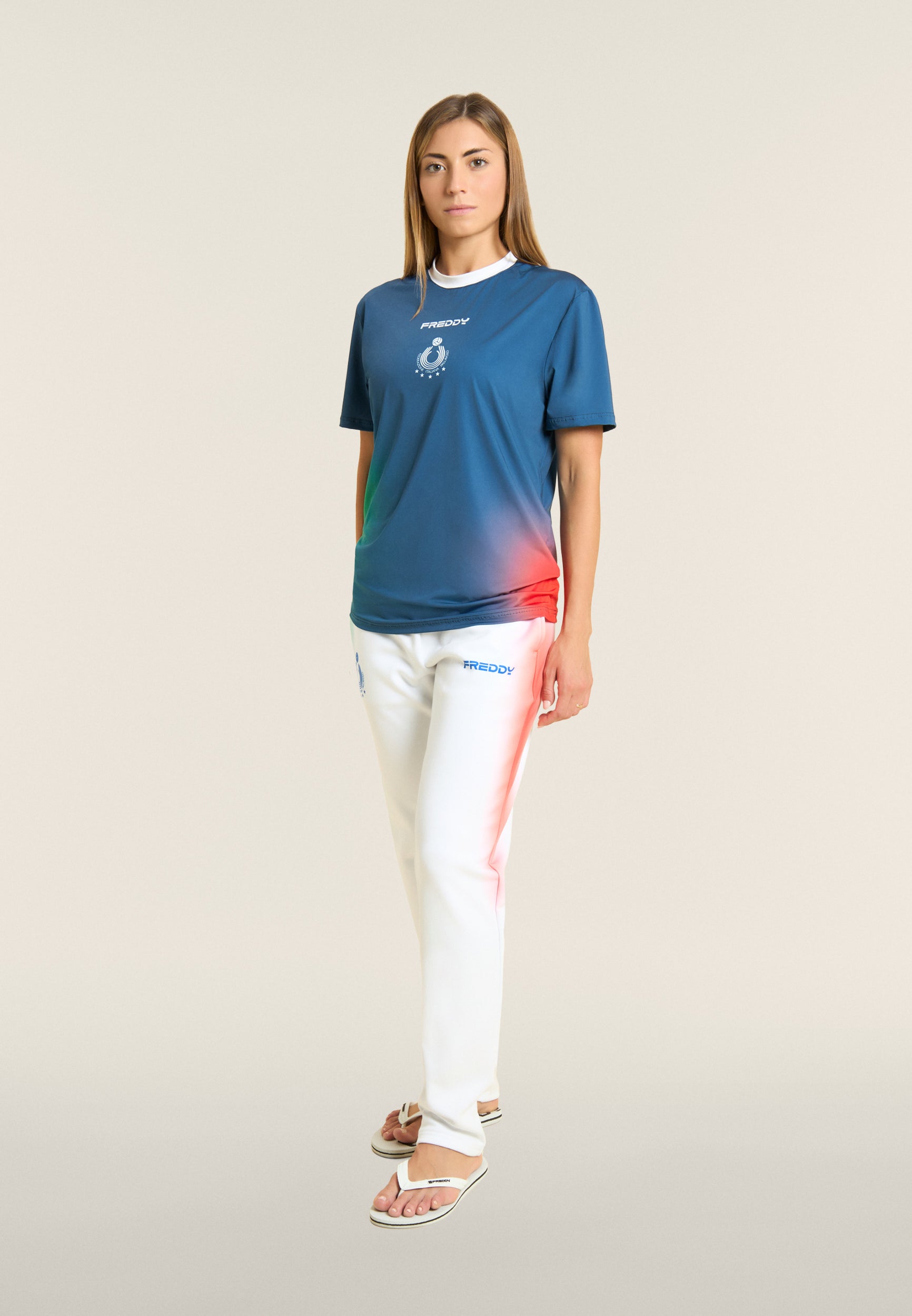 freddy-t-shirt-femme-beach-volley-italie-2025-26-anti-uv-50 image 2