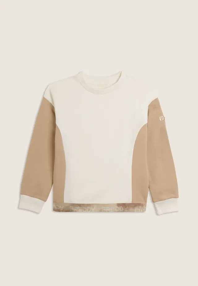 freddy-felpa-junior-col-rond-comfort-lastique-logot image 1