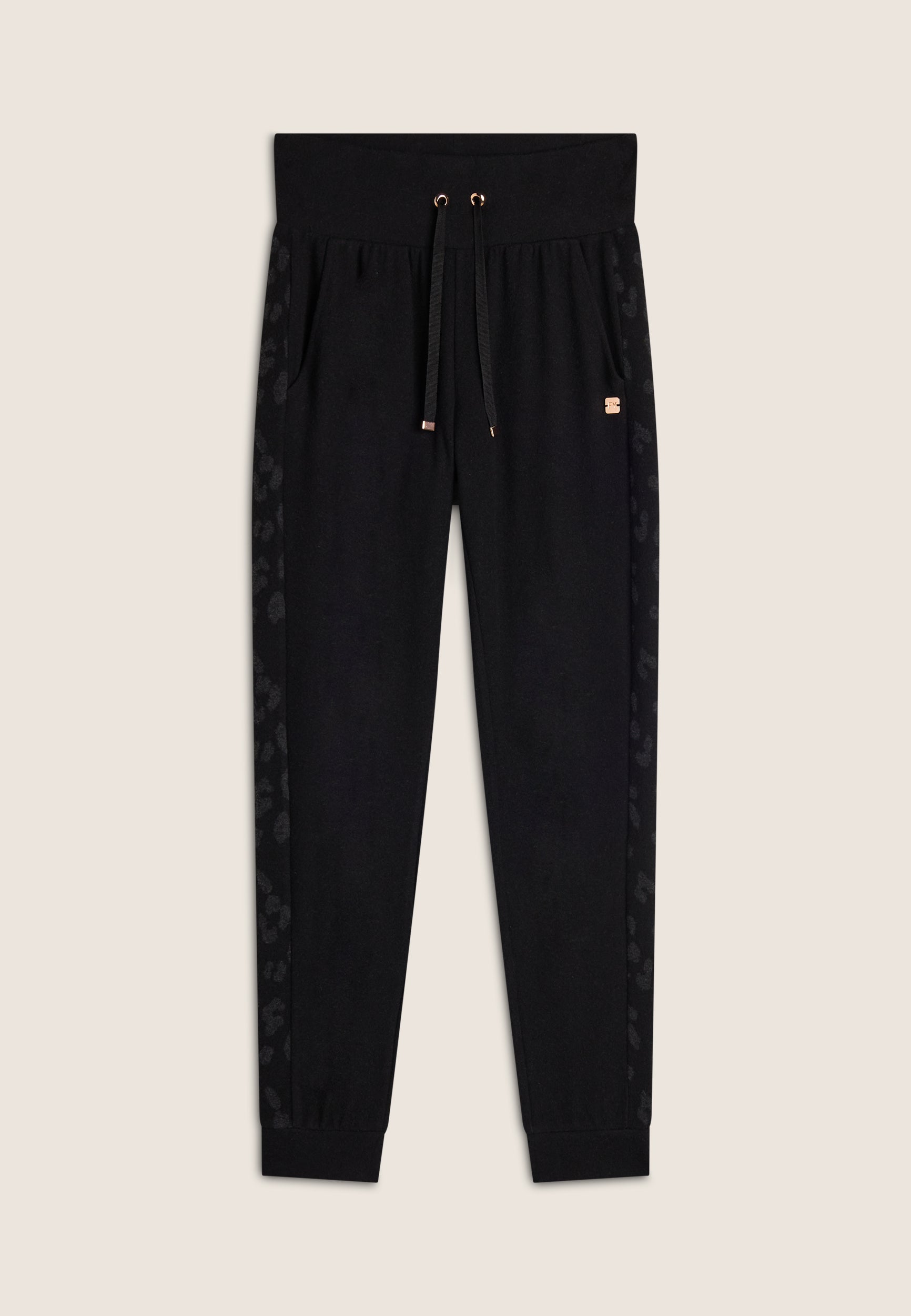 freddy-pantalon-molleton-viscose-tricot-avec-bandes-animalier image 5