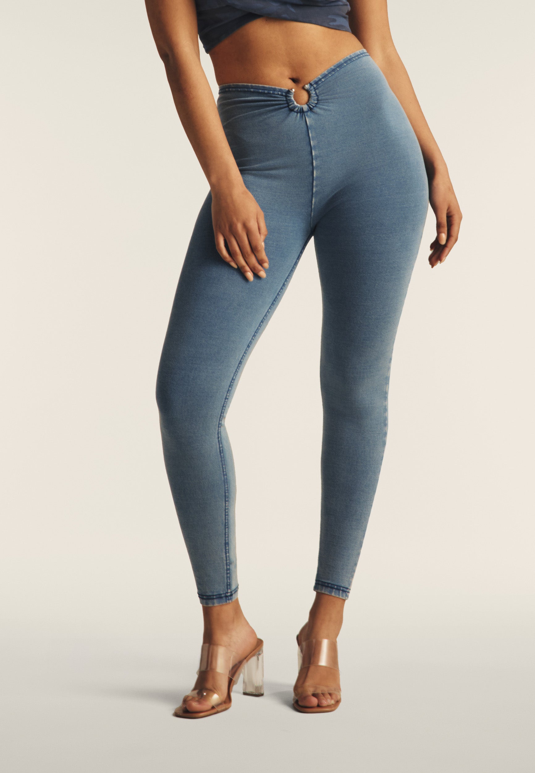 jeggings-freddy-wr-up-7-8-superskinny-taille-haute-anneau image 1