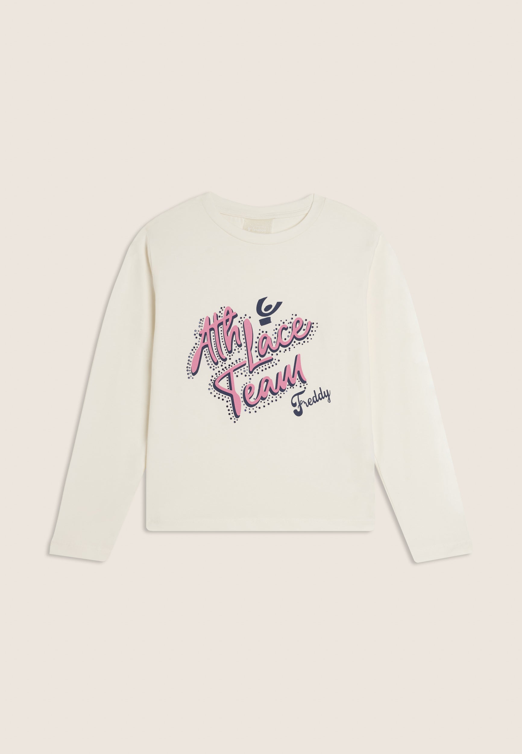 freddy-t-shirt-junior-manches-longues-graphique-strass image 1