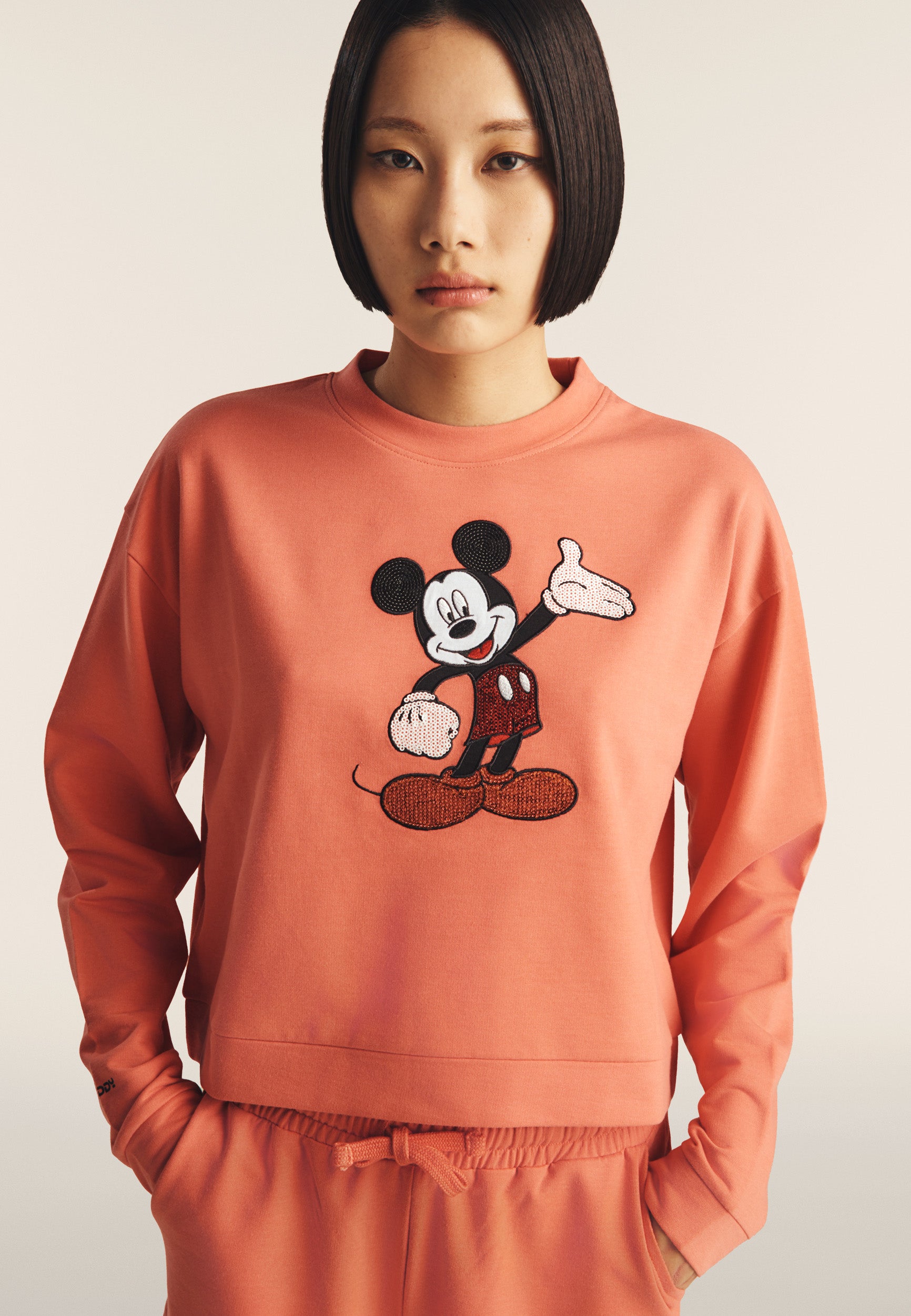 freddy-sweat-cropped-comfort-mickey-mouse-paillettes image 1