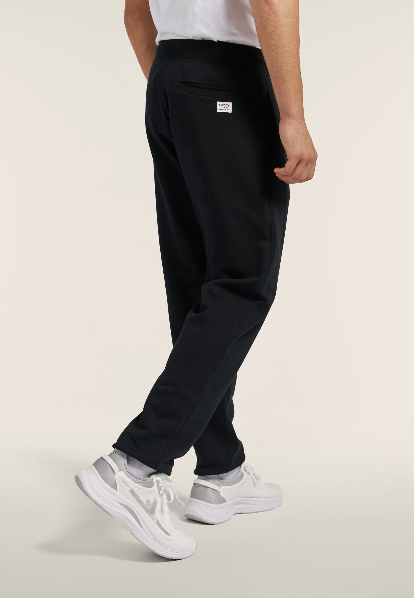 freddy-pantalon-sport-homme-jogging-regular-fit-en-molleton-poignets image 3