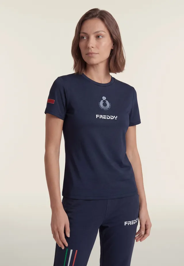 freddy-t-shirt-femme-fipav-regular-fit-technique-uv-50 image 1