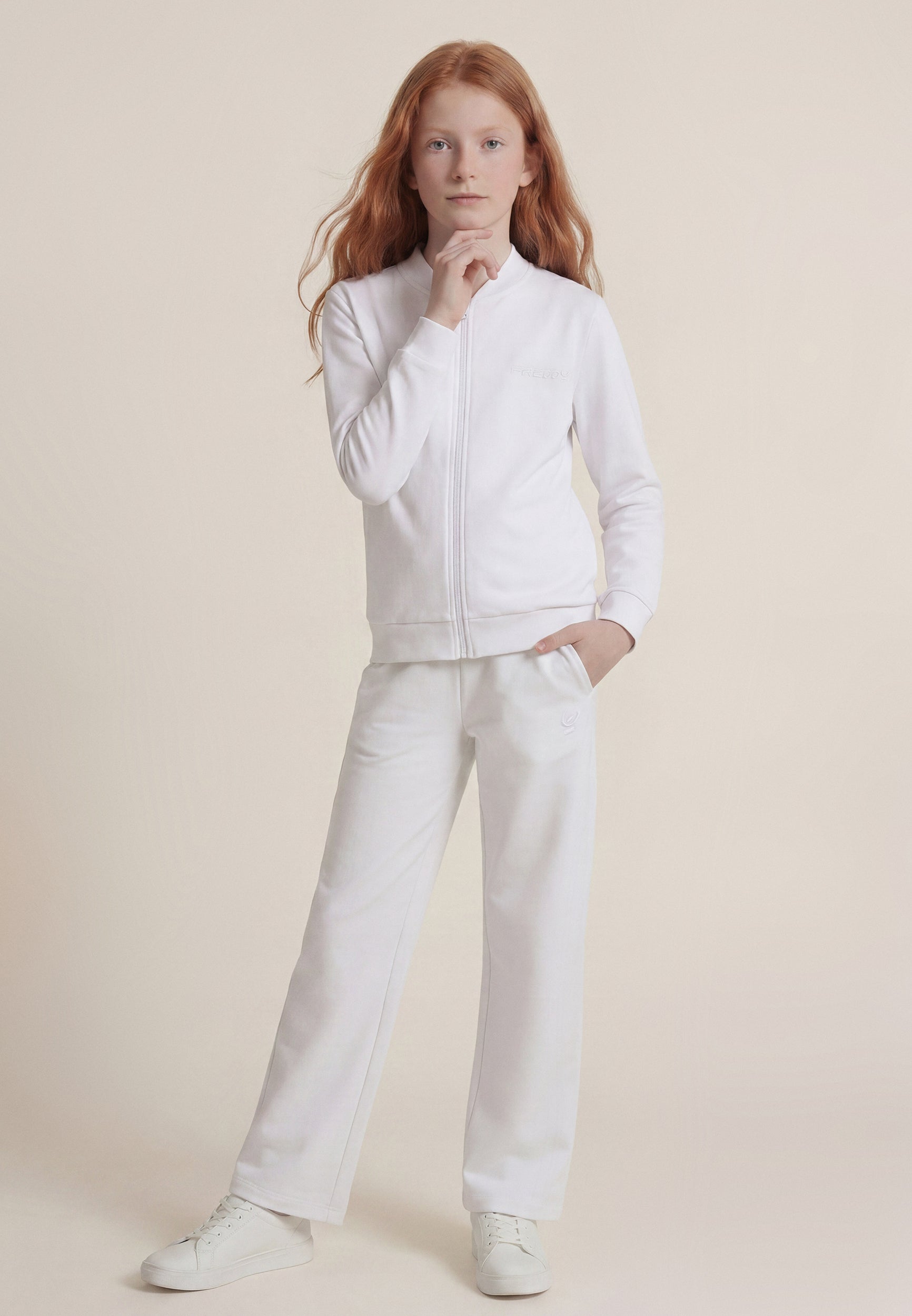 freddy-pantalon-sport-jambe-droite-fille-french-terry image 2
