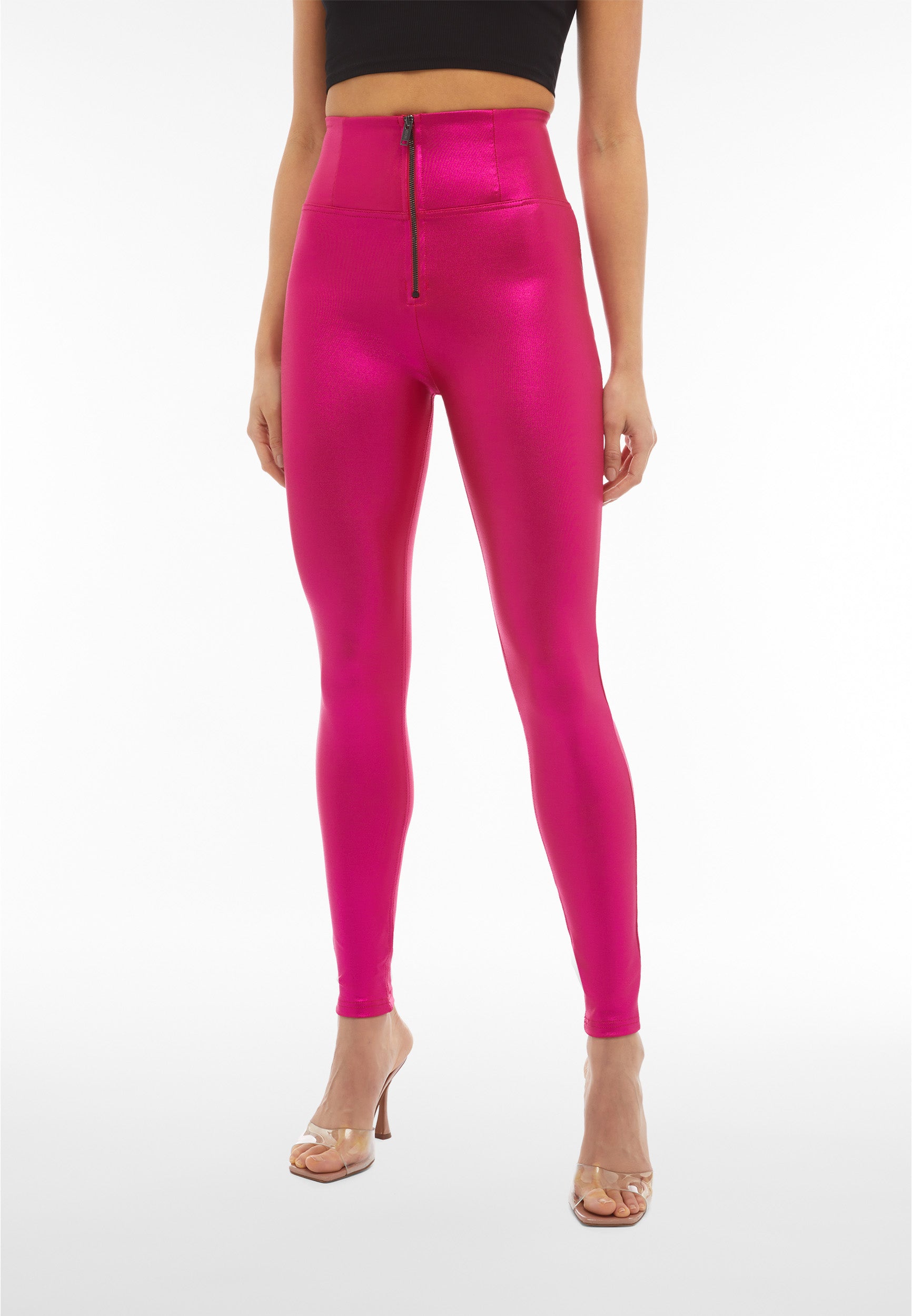 freddy-wr-up-pantalon-push-up-taille-haute-coated-brillant image 1