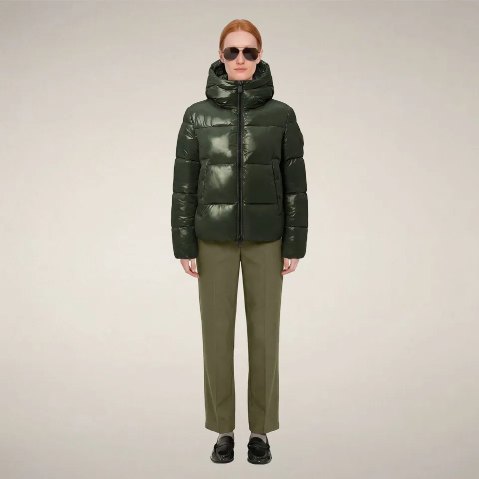 save-the-duck-biddy-piumino-femme-vert-pin-laqu image 1