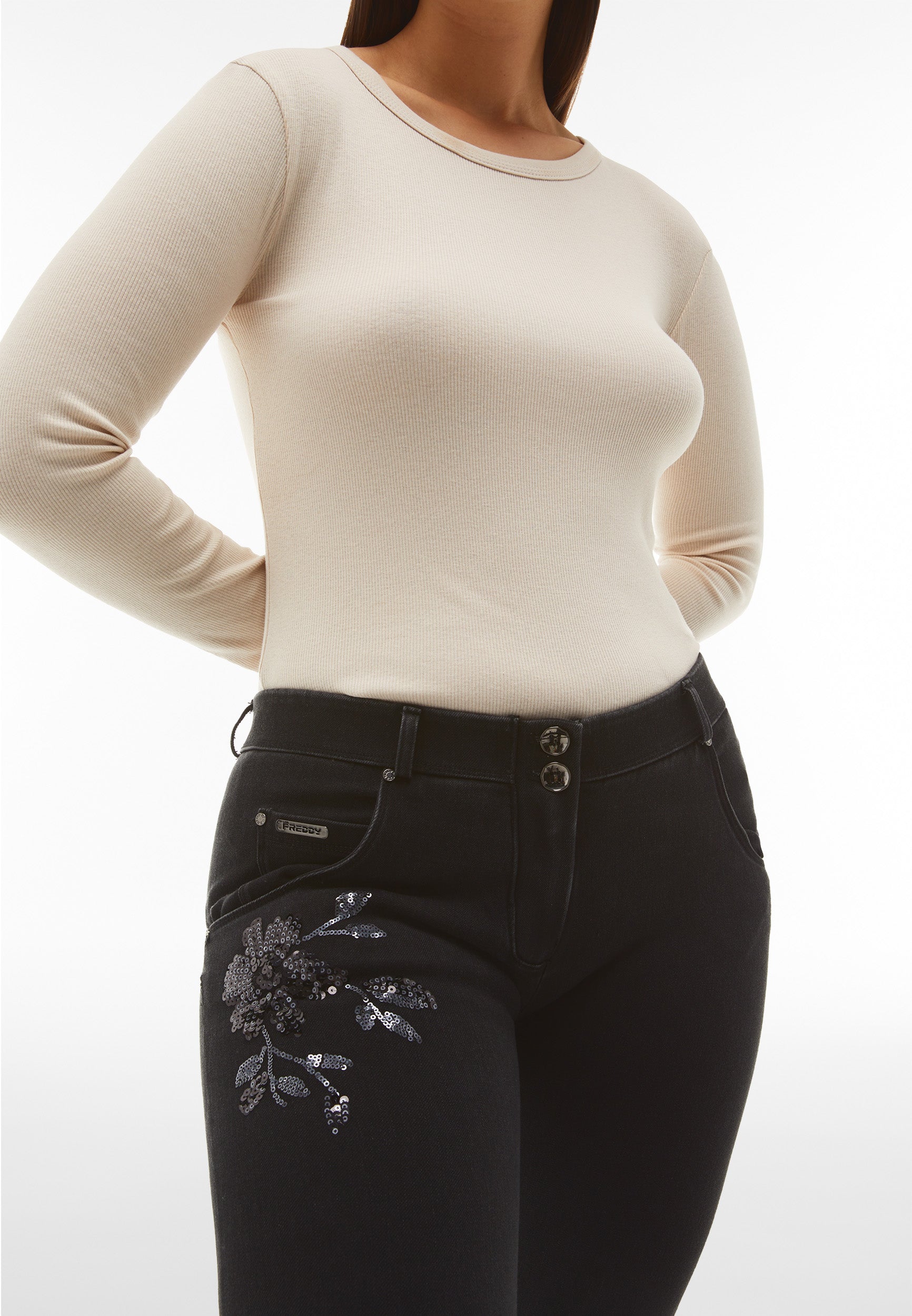 jean-freddy-wr-up-push-up-taille-basse-superskinny-broderie-florale image 4
