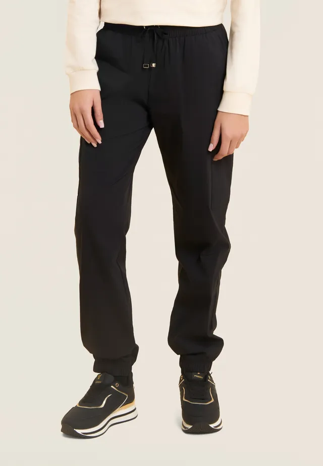 freddy-pantaloni-cargo-cargo-femme-popeline-stretch-dor image 1