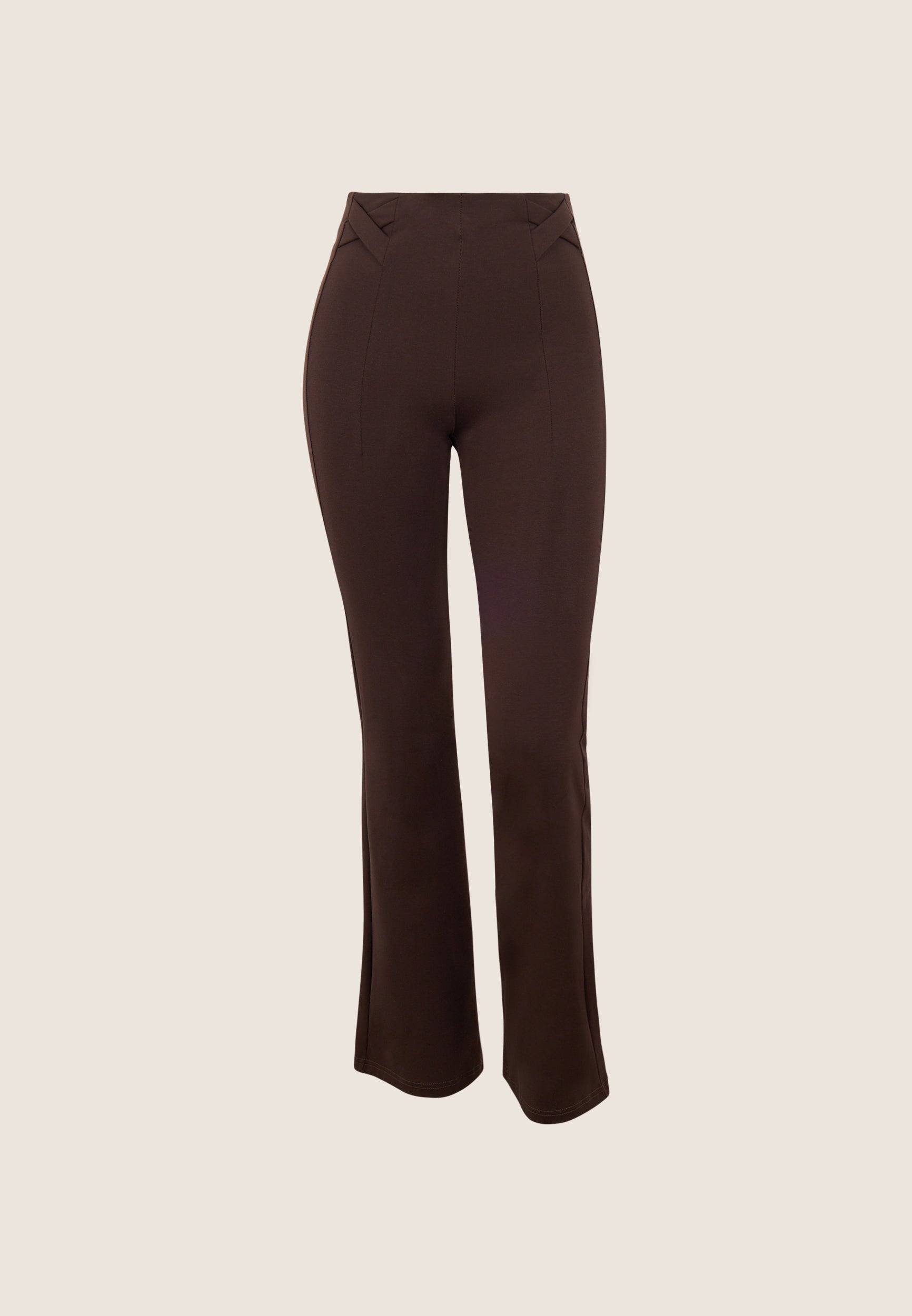 freddy-n-o-w-pantalon-flare-taille-haute-bandes-crois-es image 4