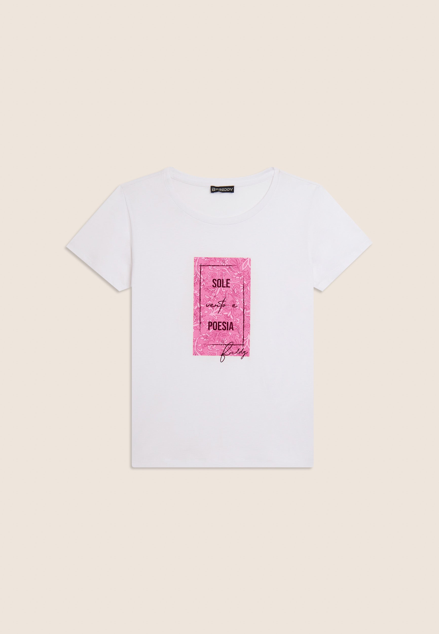 freddy-t-shirt-imprim-floral-coton-supima-manches-courtes image 8