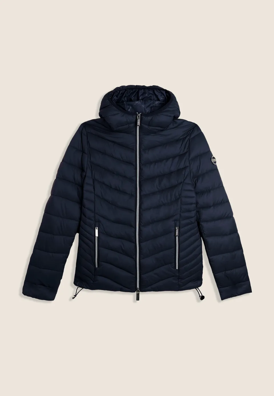 freddy-piumino-donna-con-cappuccio-nylon-lucido-water-repellent image 1