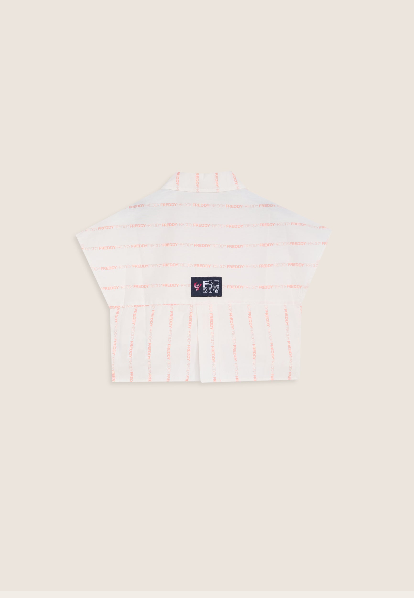 freddy-camicetta-blouse-fille-cropped-rayures-logot-es image 2