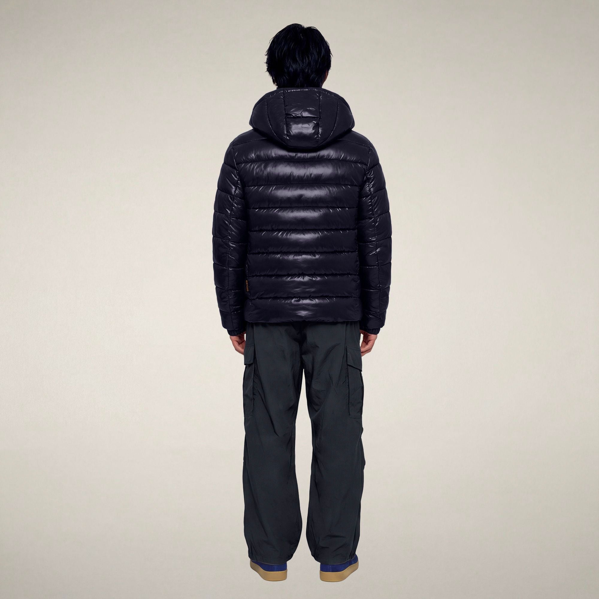 save-the-duck-doudoune-homme-florian-bleu-noir-laqu image 2