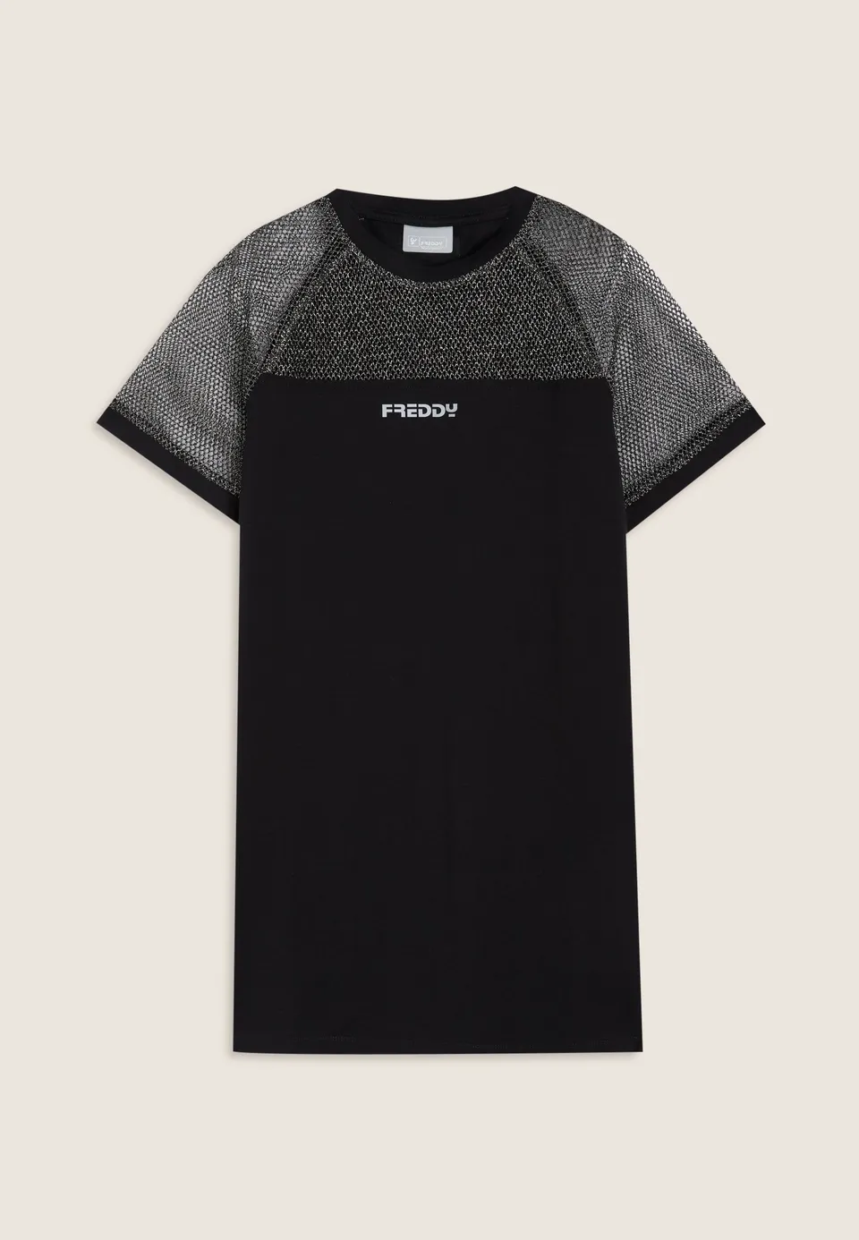robe-fille-freddy-maxi-t-shirt-mesh-lurex image 1