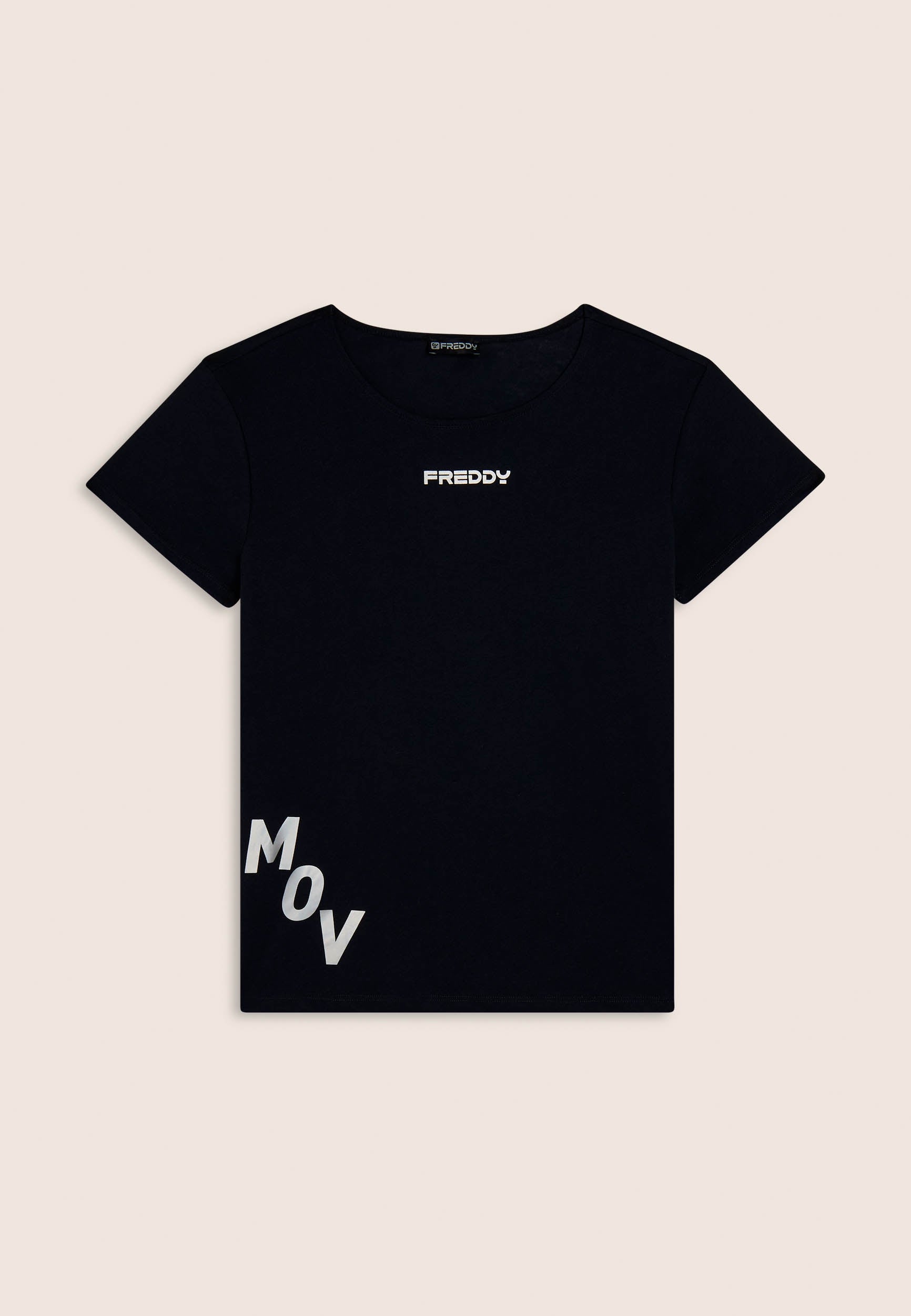 freddy-t-shirt-regular-jersey-l-ger-imprim-mov-effet-perl image 1