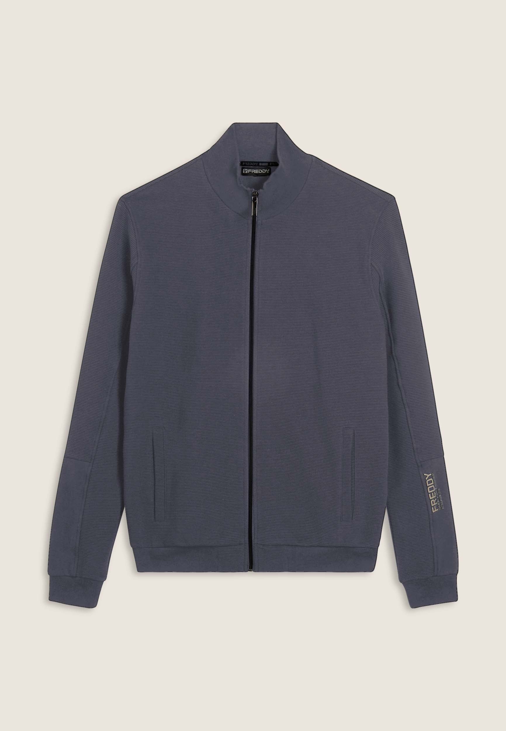 freddy-sweat-full-zip-ray-graphique-manche-homme image 5