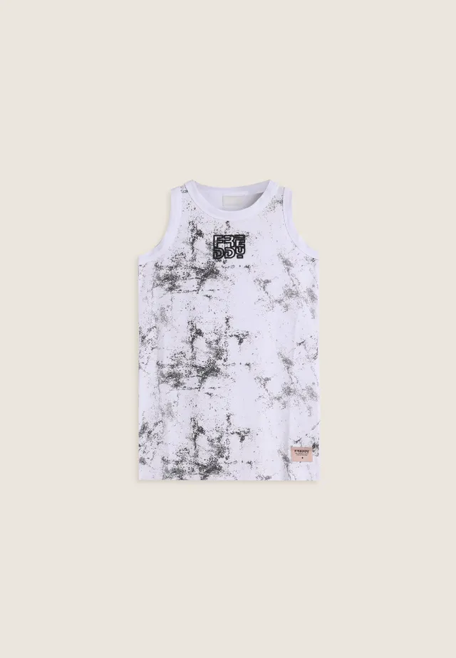 freddy-robe-fille-coton-effet-spray-d-bardeur image 1