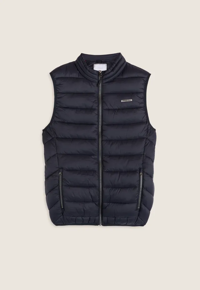 freddy-gilet-homme-matelass-col-haut-faux-duvet image 1