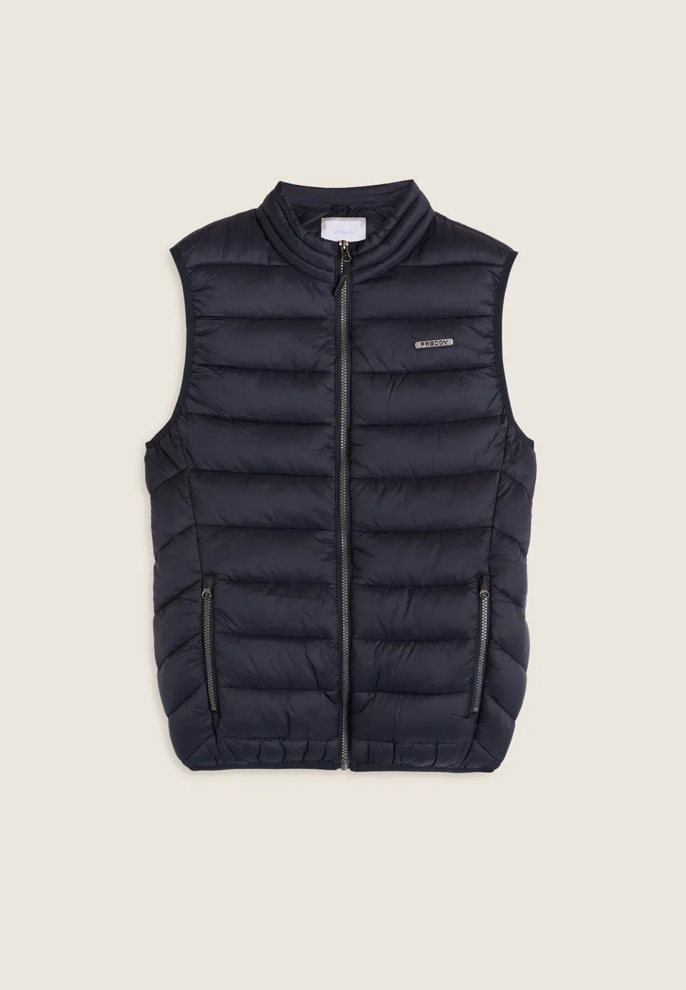 freddy-gilet-homme-matelass-col-haut-faux-duvet image 1