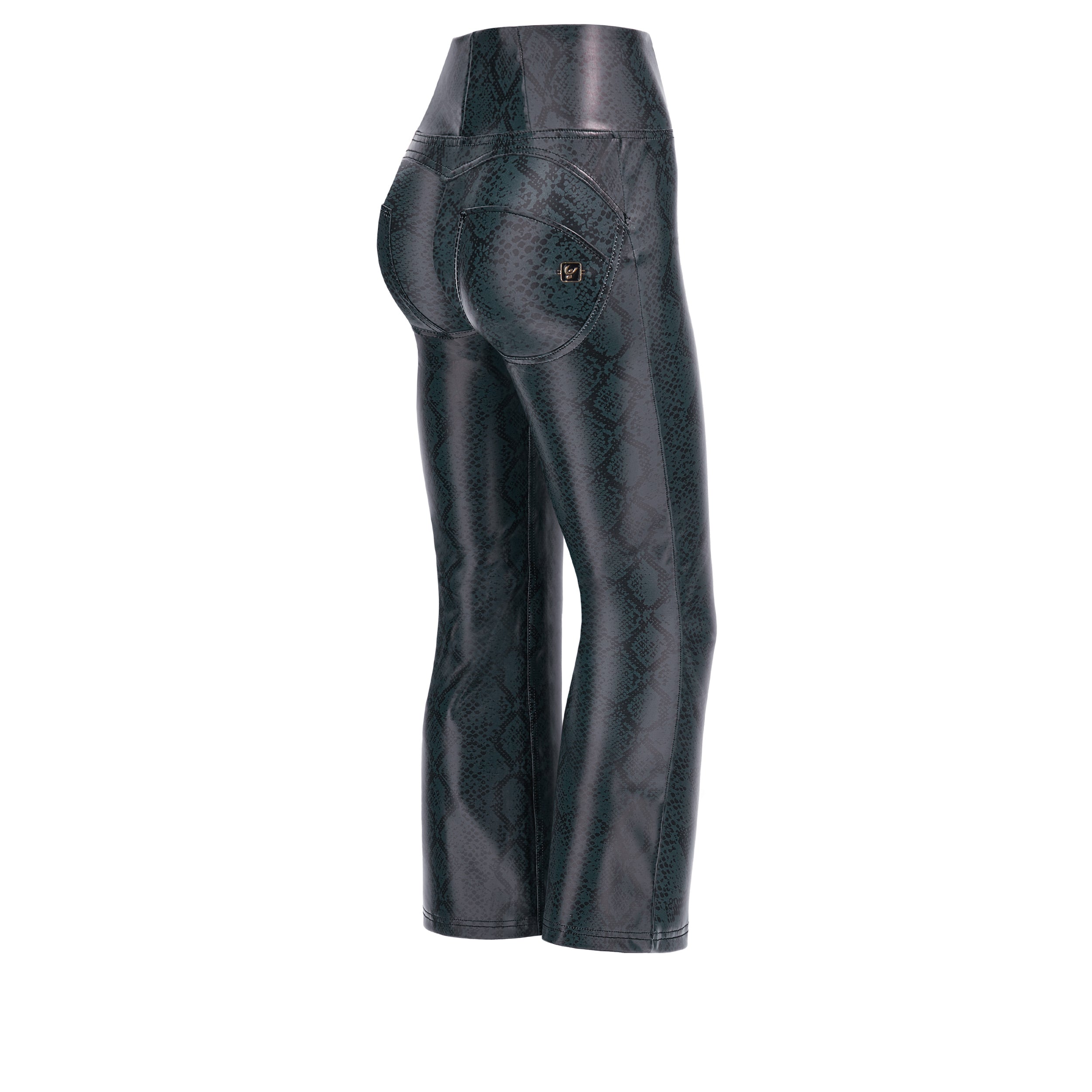 freddy-wr-up-pantalon-similicuir-python-flare-cropped image 7