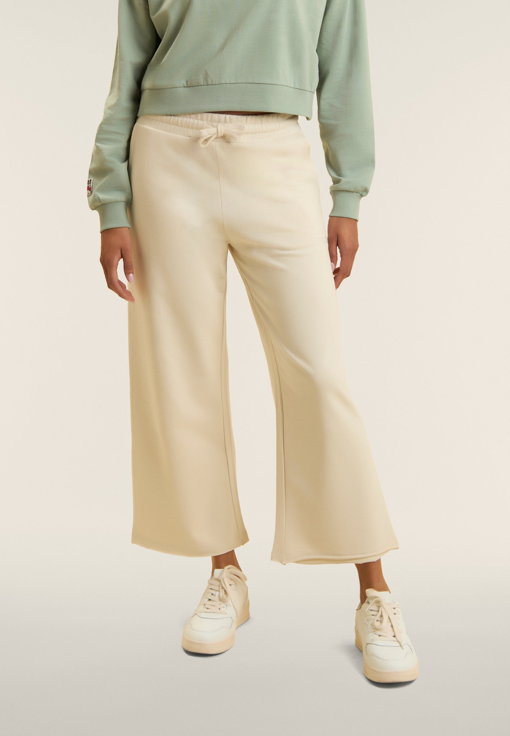 freddy-pantalon-cropped-wide-leg-hello-kitty-femme image 1