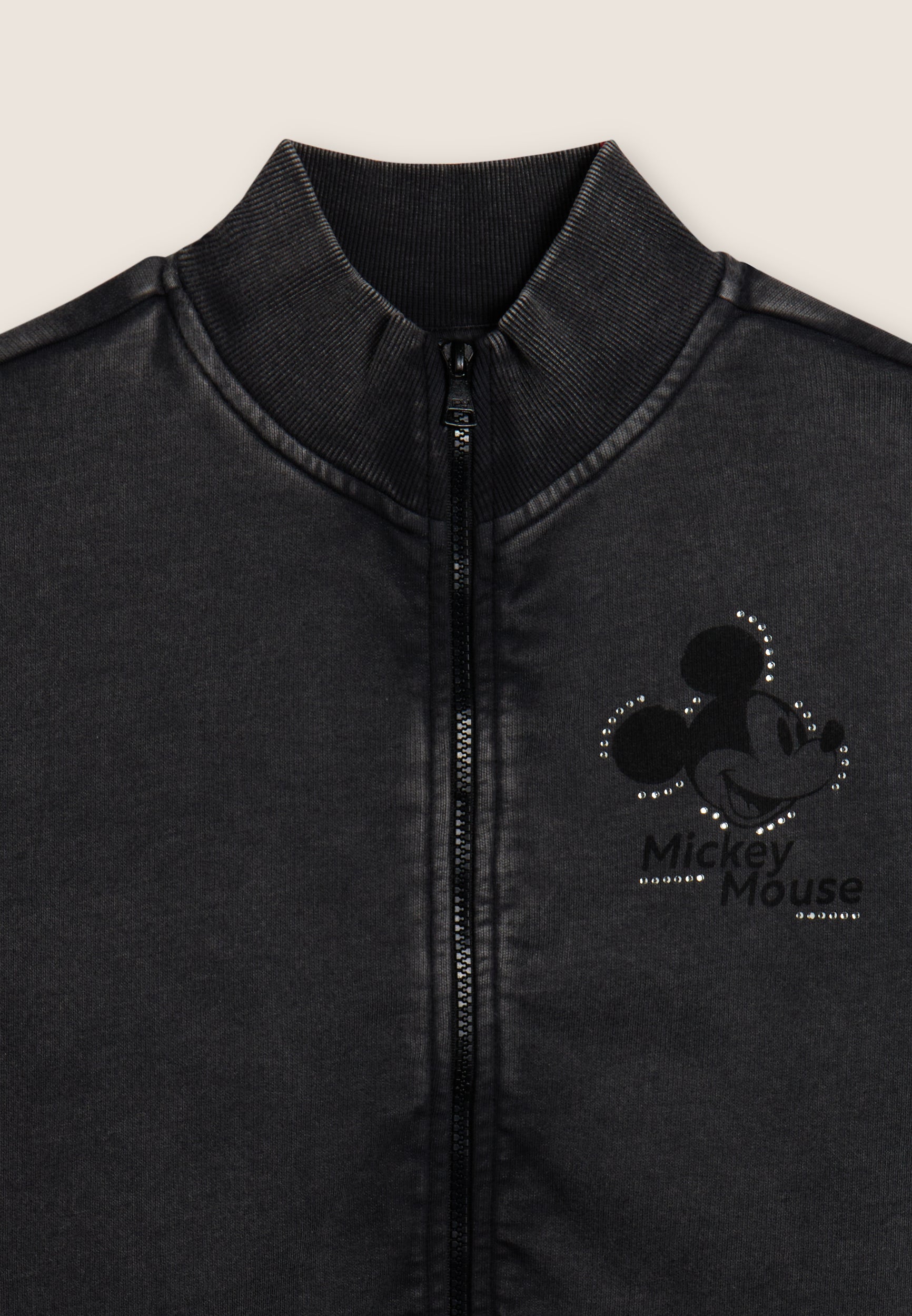 freddy-sweat-bomber-cropped-zip-disney-mickey-strass-femme image 7
