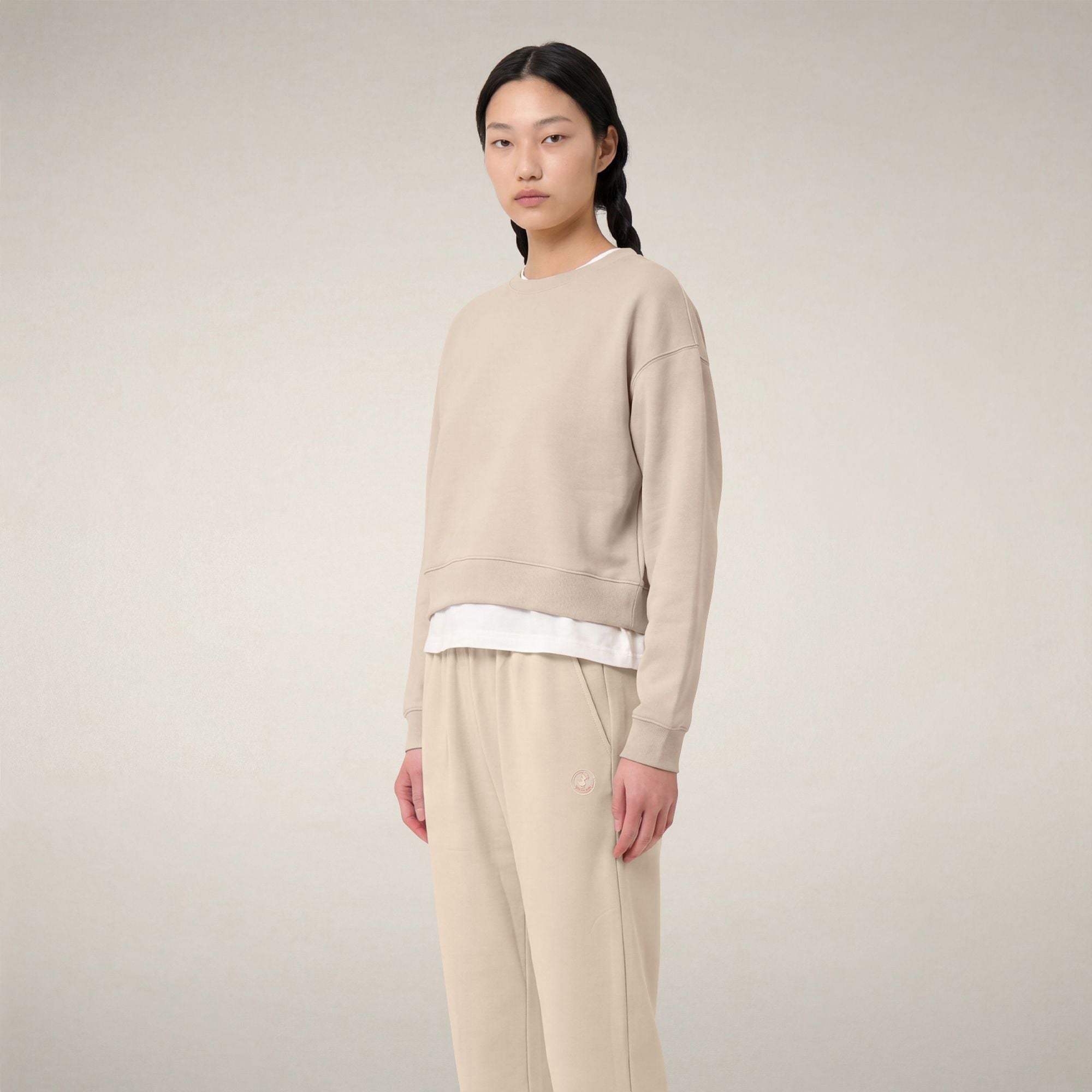 save-the-duck-hiroko-pantalon-femme-beige-rainy image 5