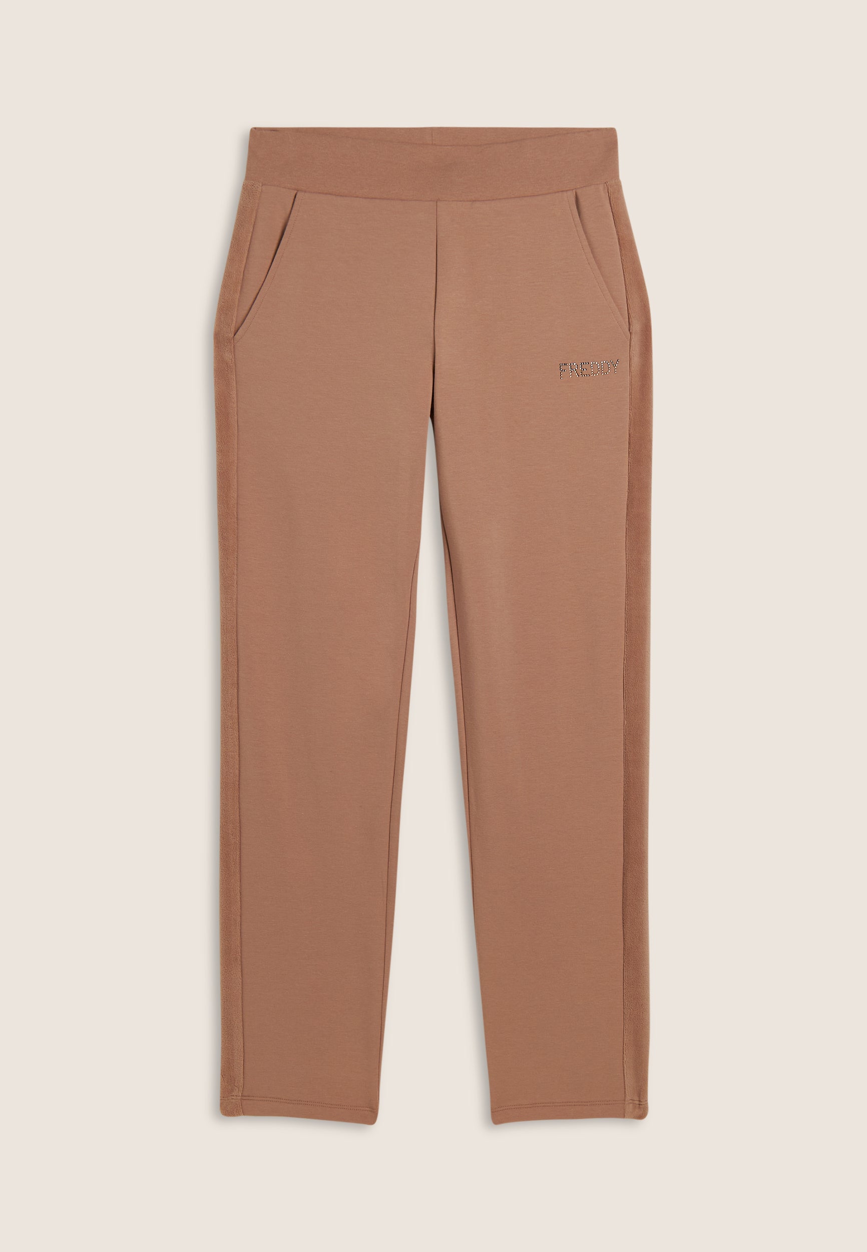 freddy-pantalon-sport-femme-velours-et-strass image 5