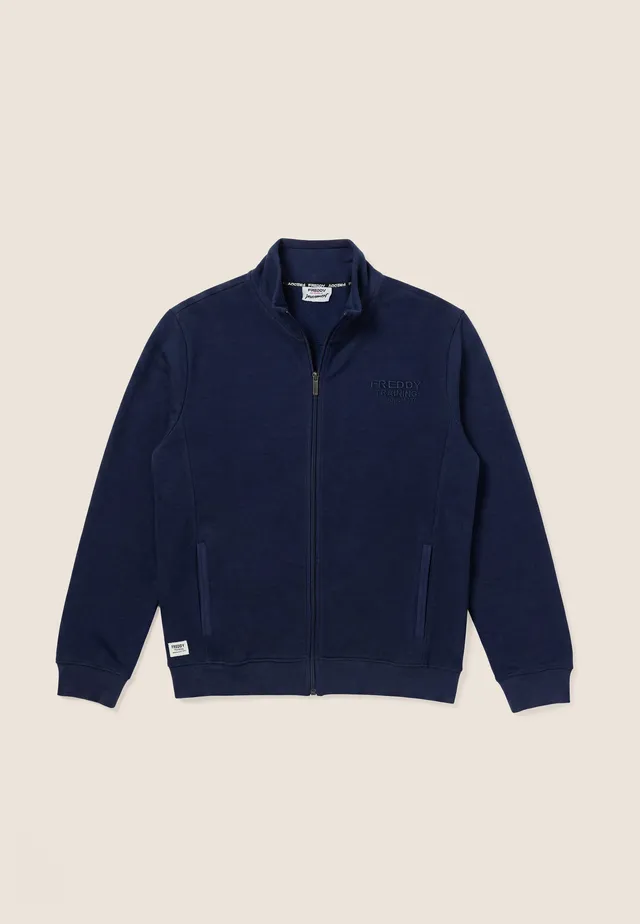 freddy-training-sweat-homme-full-zip-col-montant-broderie-coeur image 1