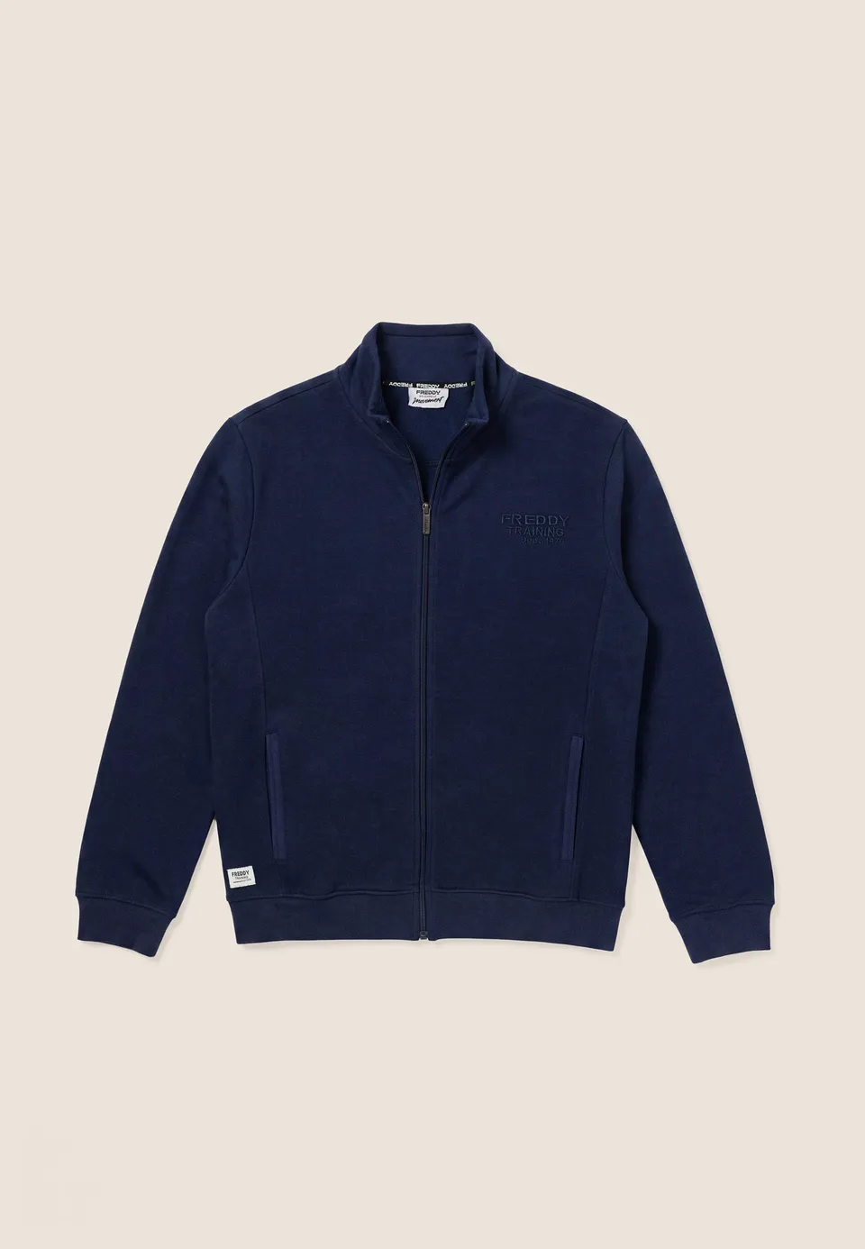 freddy-training-sweat-homme-full-zip-col-montant-broderie-coeur image 1