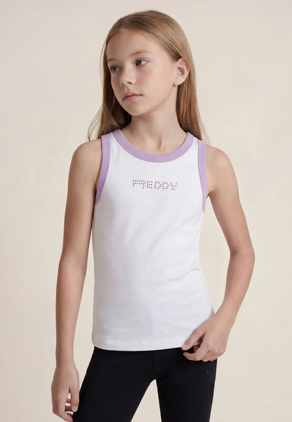 freddy-canotta-d-bardeur-slim-fille-cut-out-logo-strass image 1