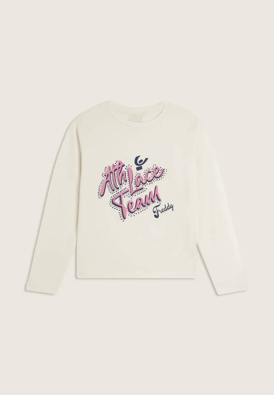 freddy-t-shirt-junior-manches-longues-graphique-strass image 1