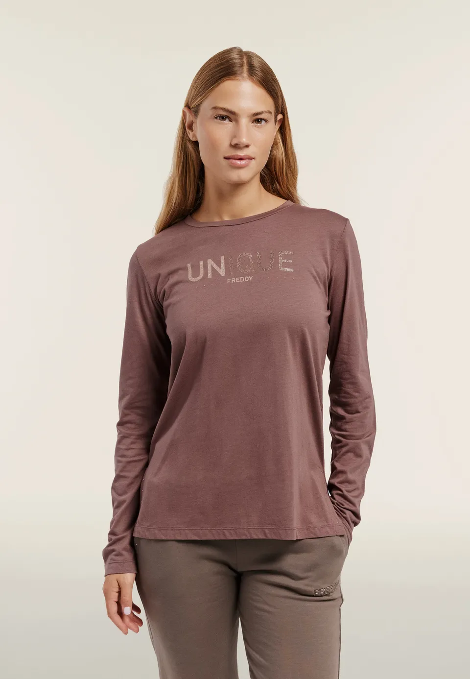 freddy-unique-t-shirt-manches-longues-femme image 1