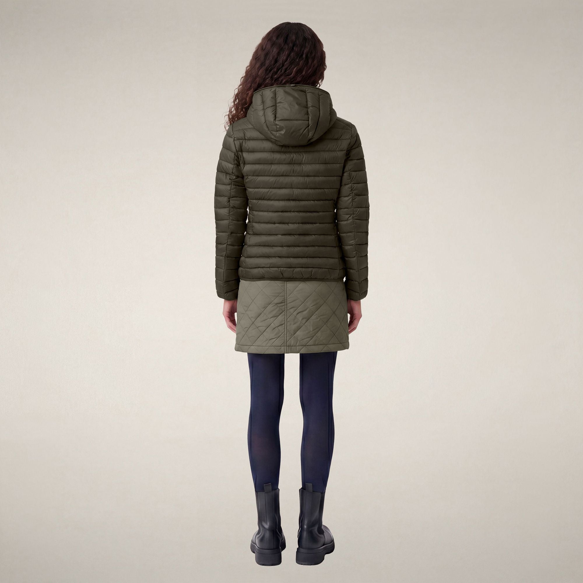 save-the-duck-daisy-doudoune-femme-vert-terra image 2