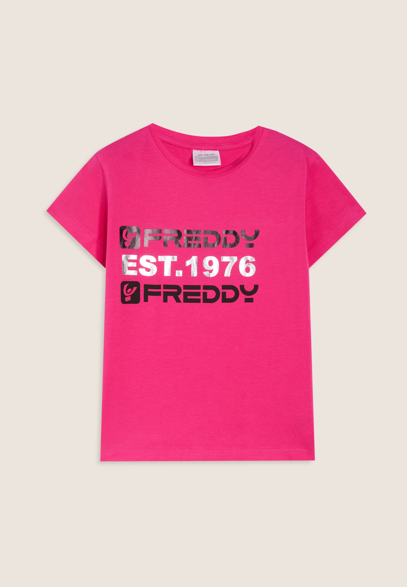 freddy-regular-fit-est-1976-t-shirt-fille-maxi-stampa image 7