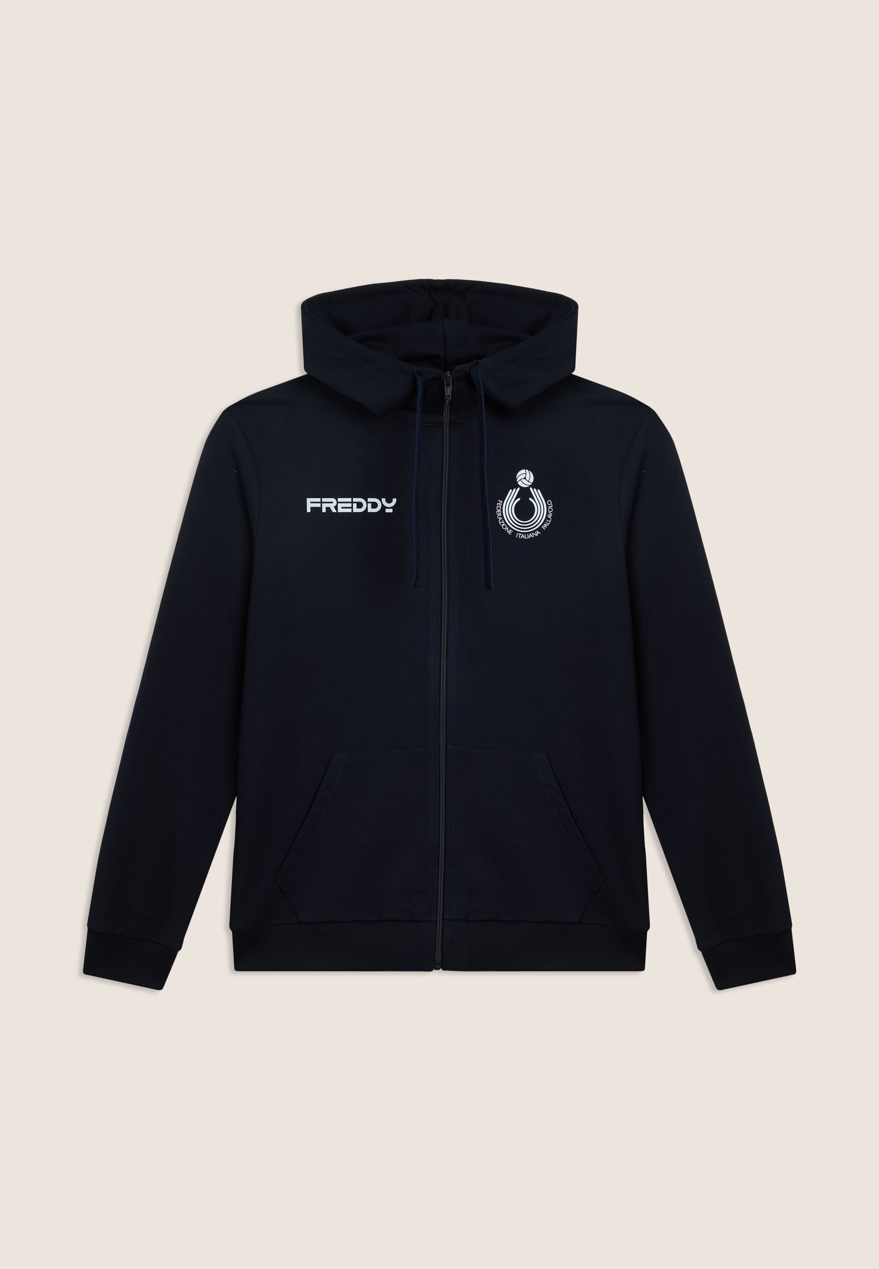 freddy-felpa-uomo-fipav-beach-volley-sweat-homme-zipp-capuche image 5
