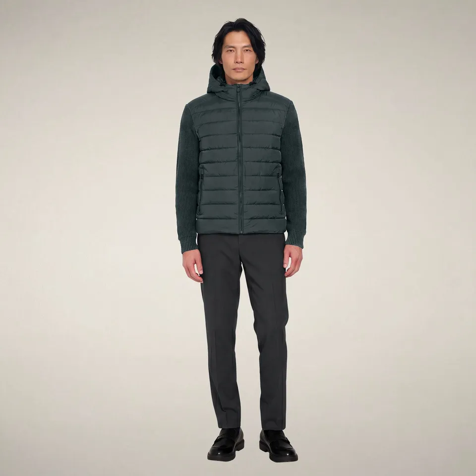 save-the-duck-fen-veste-homme-verde-nero image 1