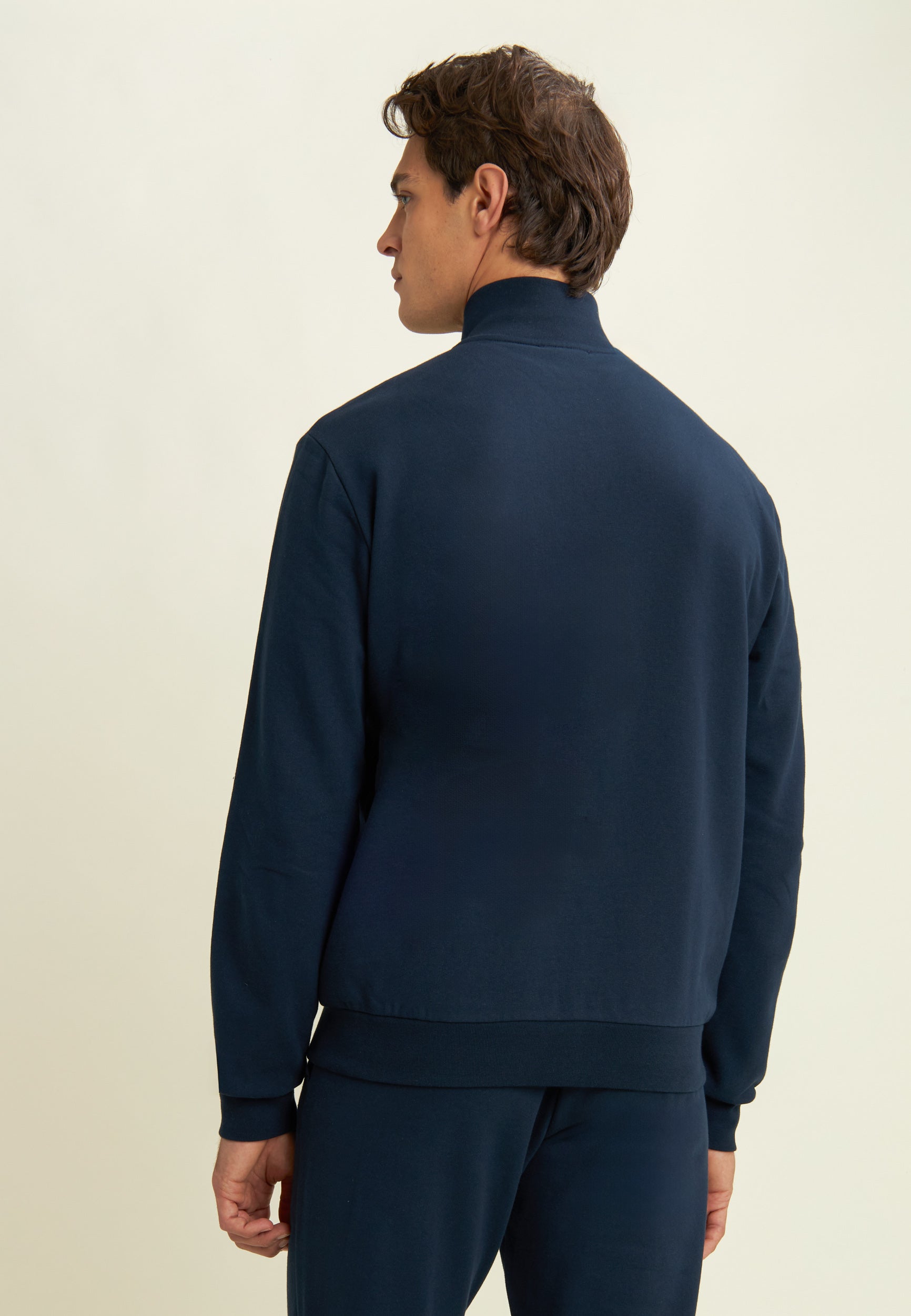 freddy-sweat-full-zip-homme-bande-contrast-e-coton image 3