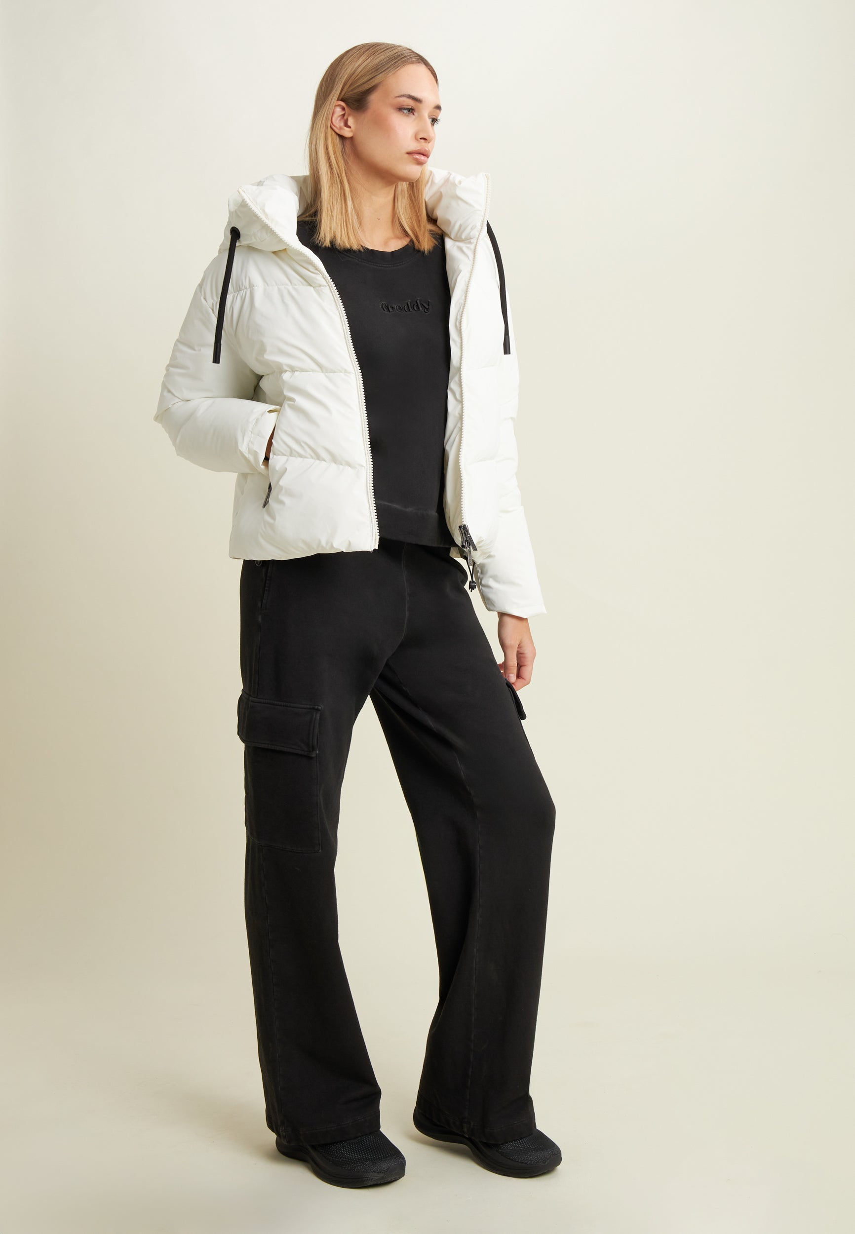 freddy-felpa-cropped-comfort-fit-cold-dyed-sweat-court-femme image 2