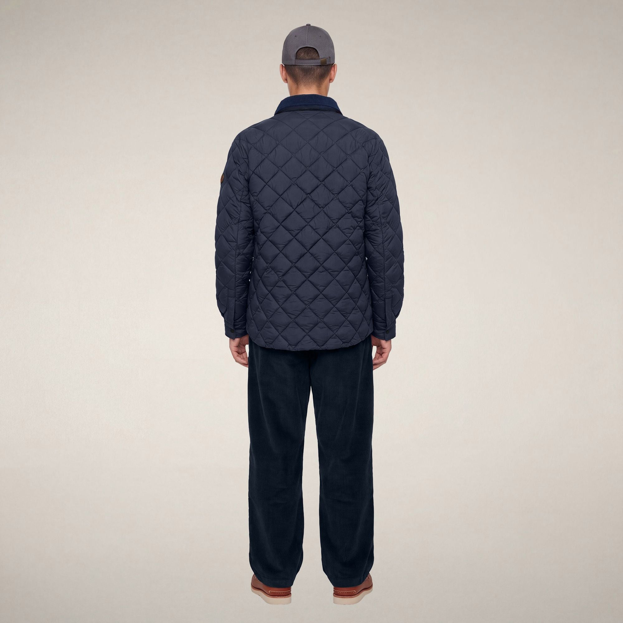 save-the-duck-firmin-doudoune-homme-bleu-noir-matelass image 2