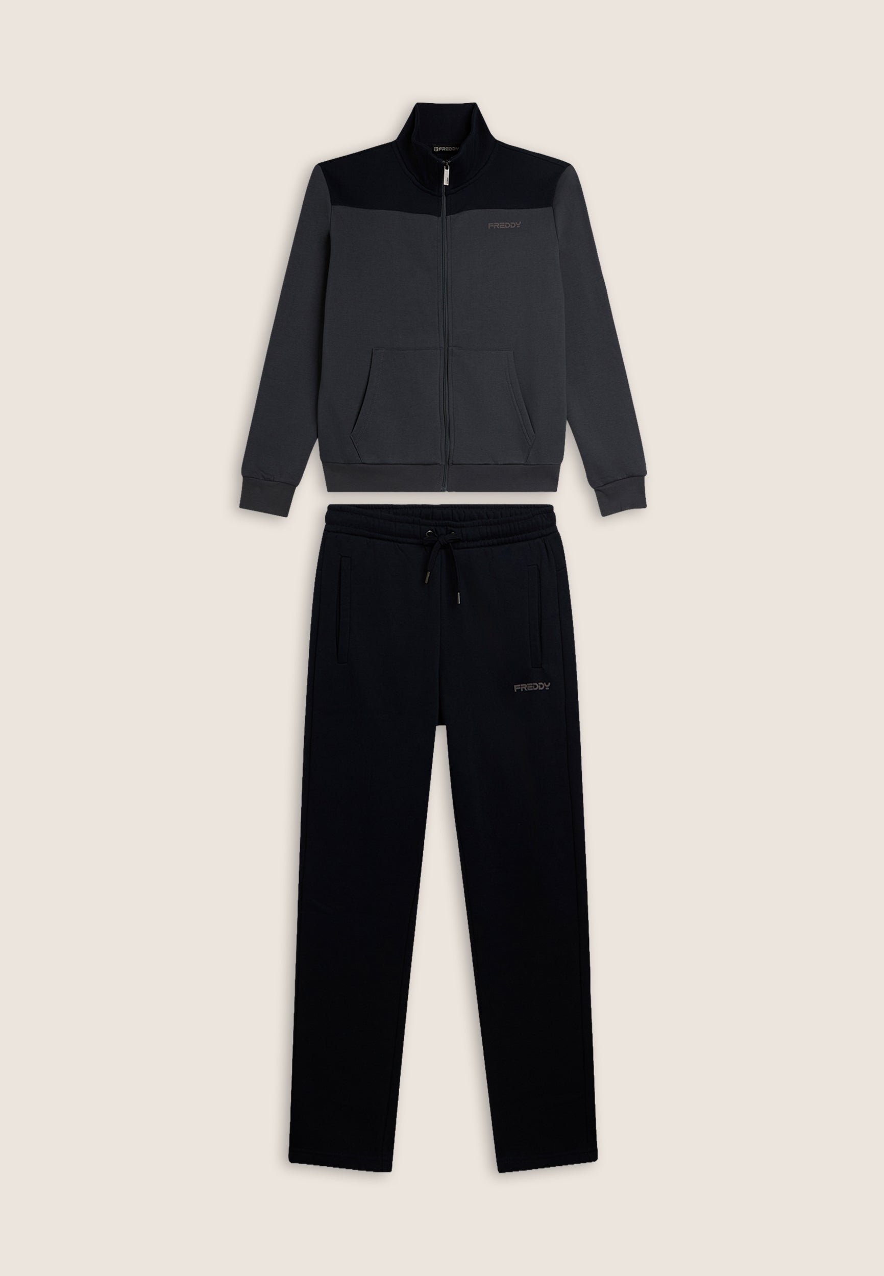 freddy-surv-tement-homme-col-haut-full-zip-colour-block-regular image 4